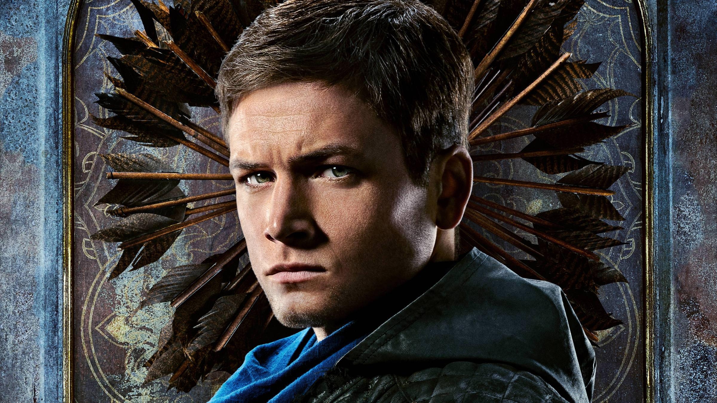 2400x1350 Taron Egerton in Robin Hood 5K Wallpaper, Desktop