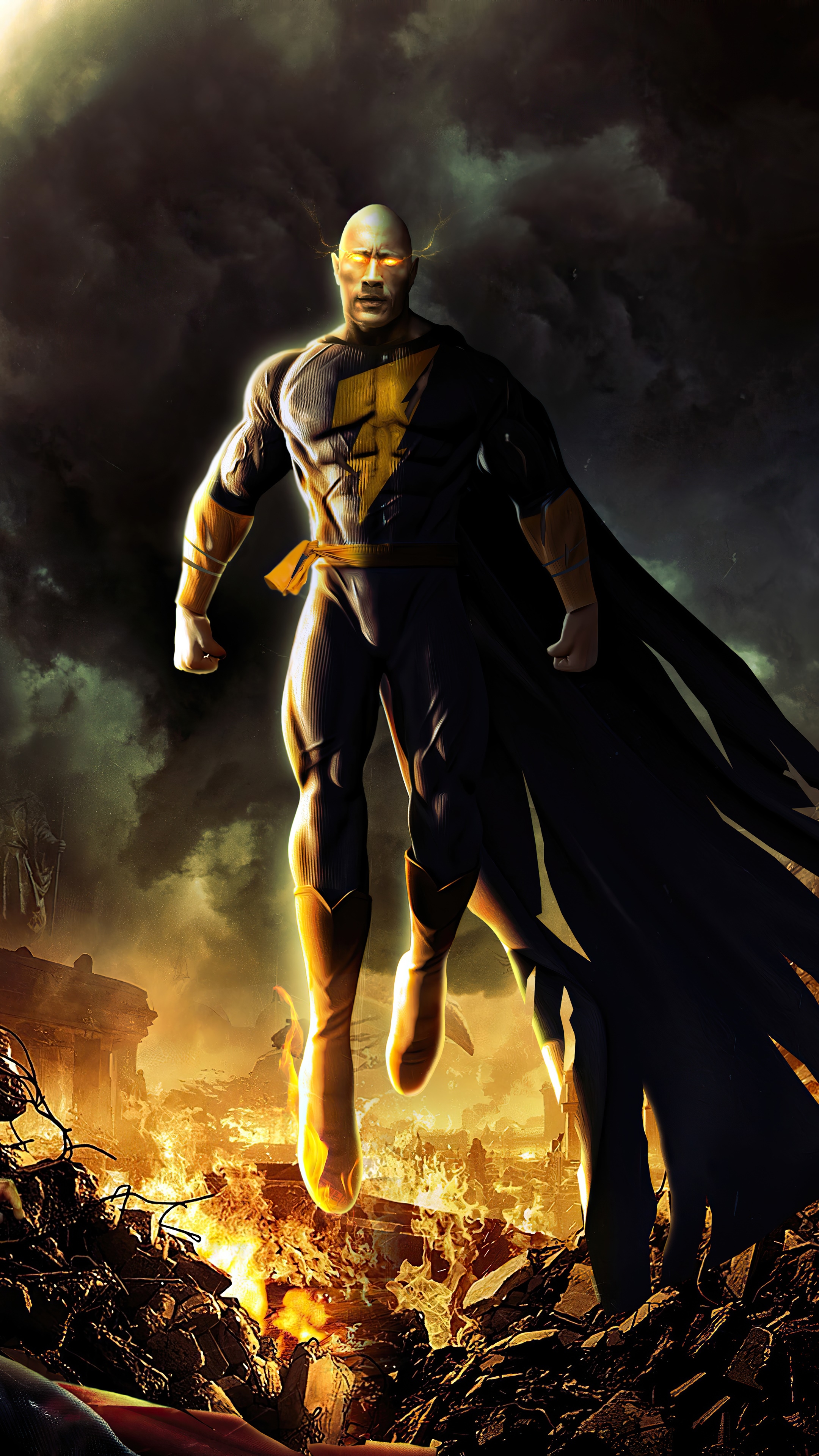 2160x3840 #black adam, movies, #movies, #superheroes, #artist, #artwork, #digital art, #hd, k, #dwayne johnson phone wallpaper Gallery HD Wallpaper, Phone