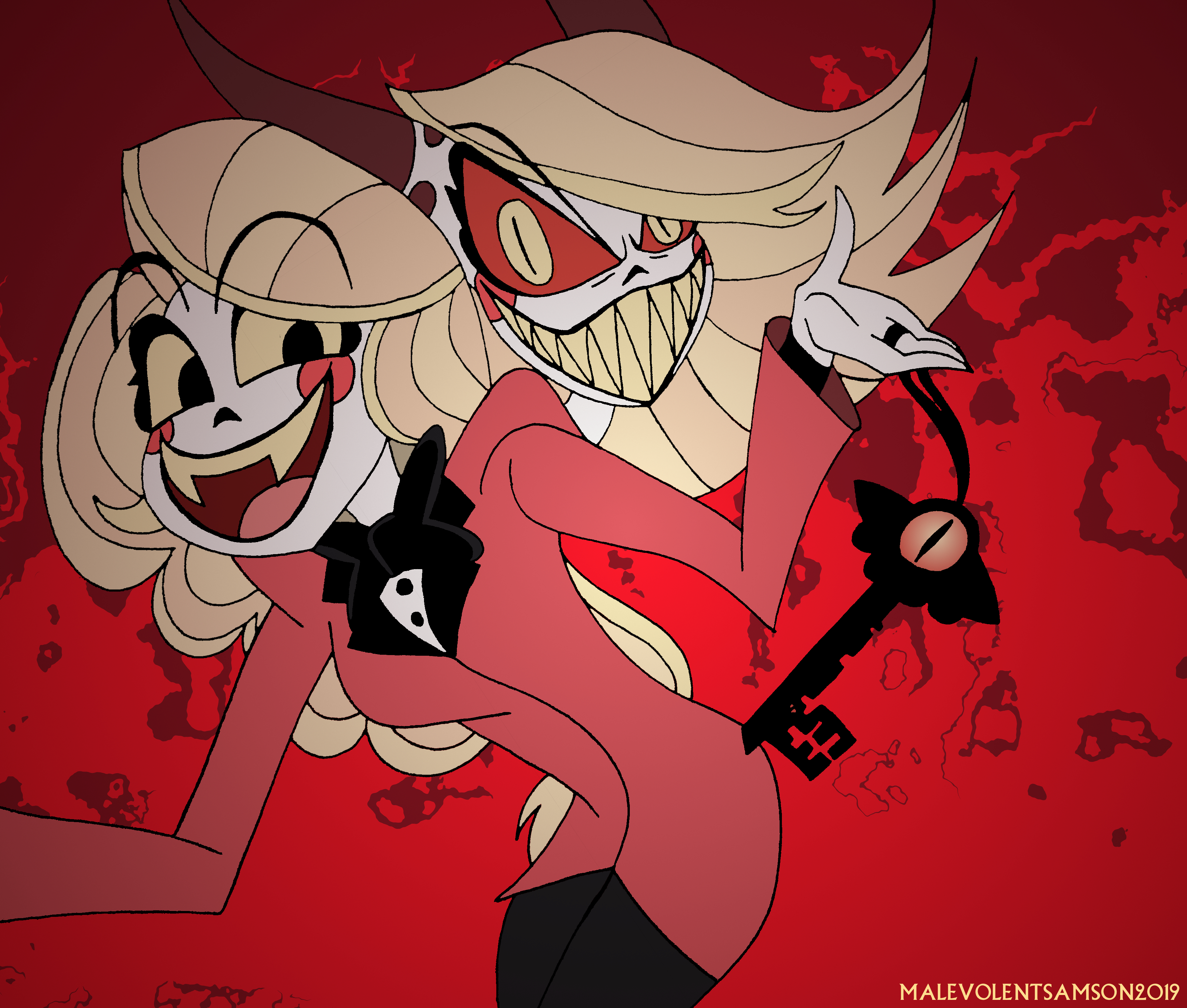 3650x3100 Charlie in Hazbin Hotel by MaleVolentSamSon on Newgrounds, Desktop