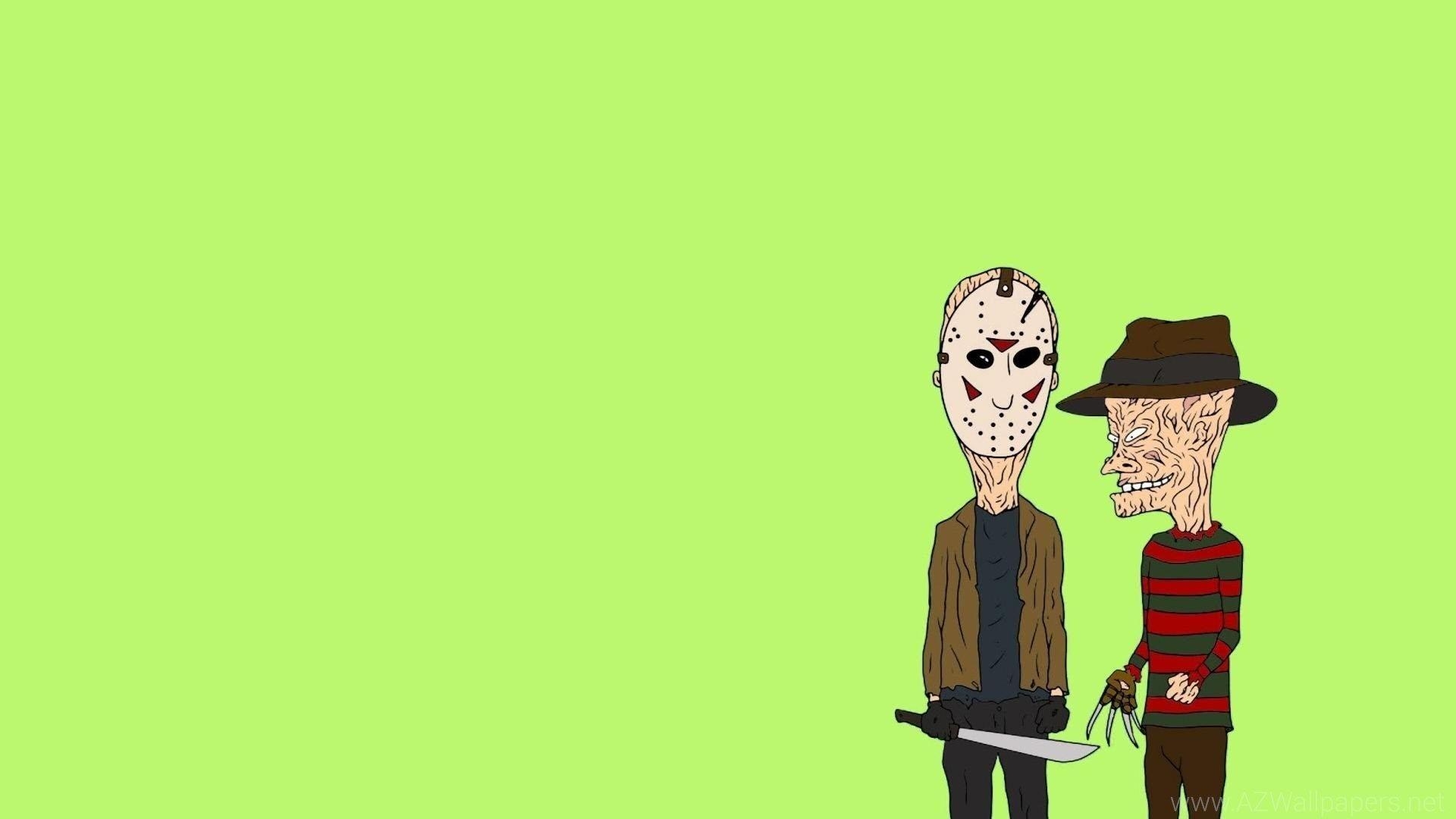 1920x1080 Cartoons Jason Freddy Vs Beavis And Butt head Wallpaper Desktop, Desktop