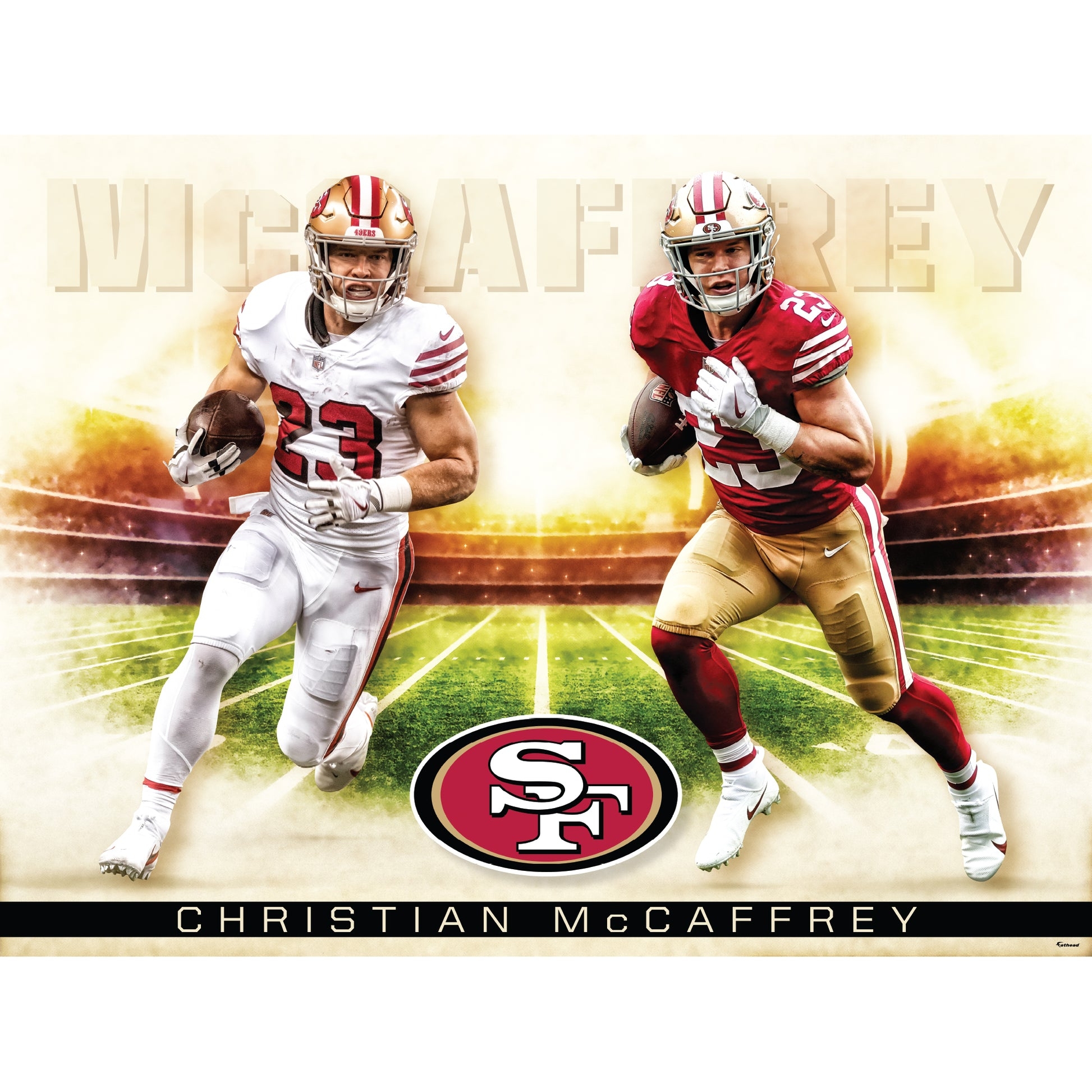 1950x1950 San Francisco 49ers: Christian McCaffrey Icon Poster Lice, Phone