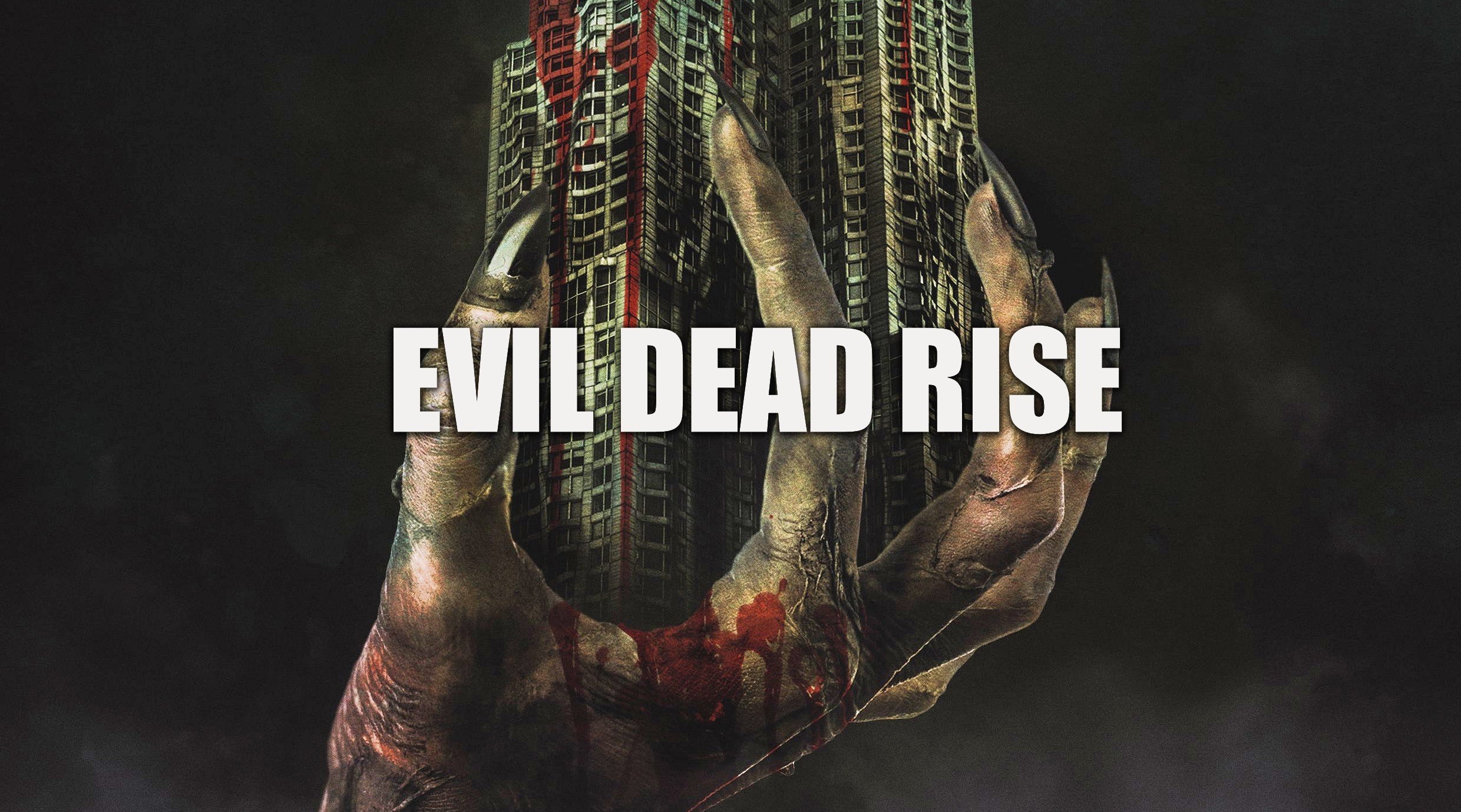 2480x1380 Evil Dead Rise Posters and Clues, Desktop