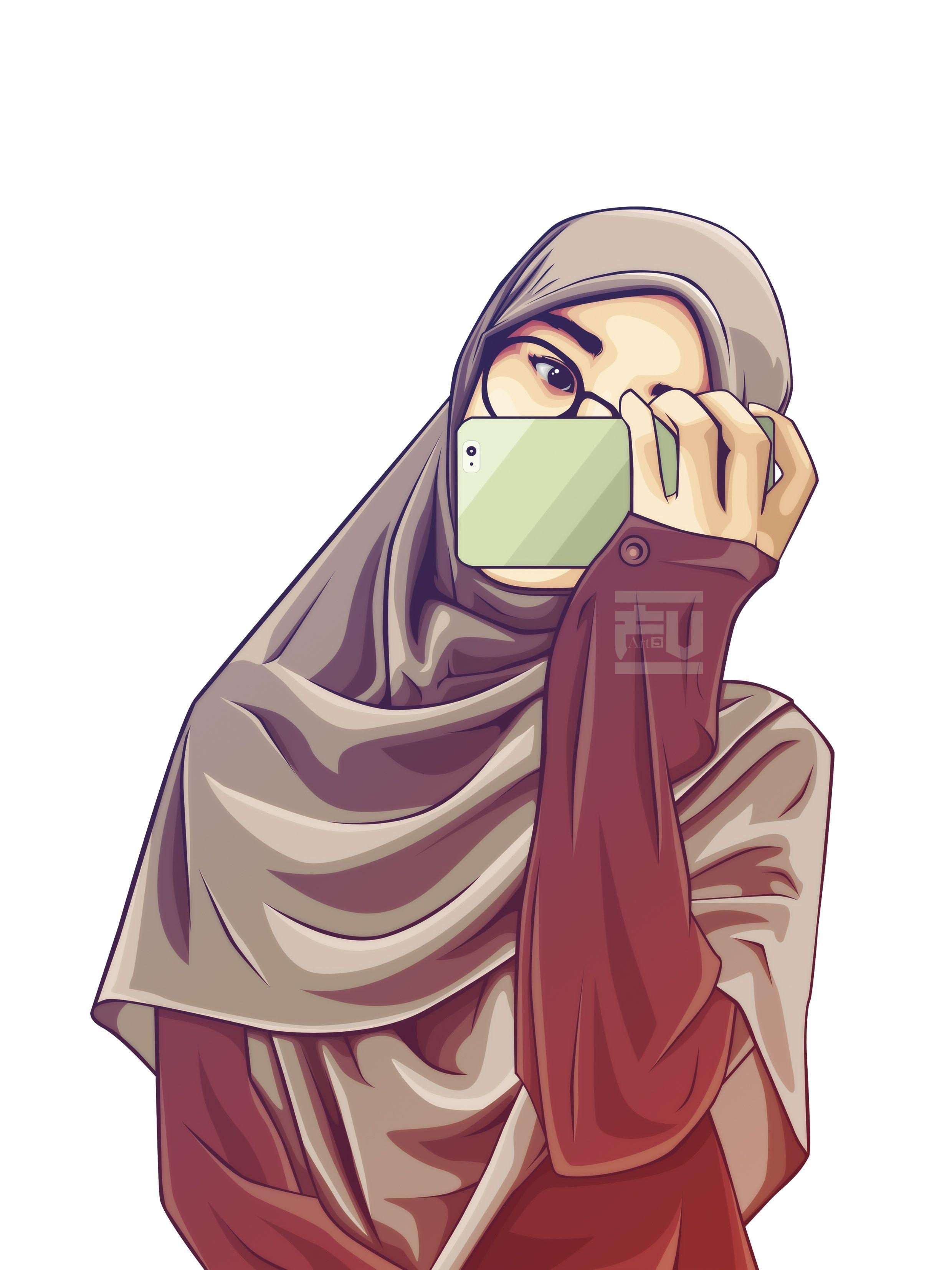 2480x3310 Gambar Kartun Nurse Muslimah Gambar Wallpaper. Gambar, Animasi, Phone