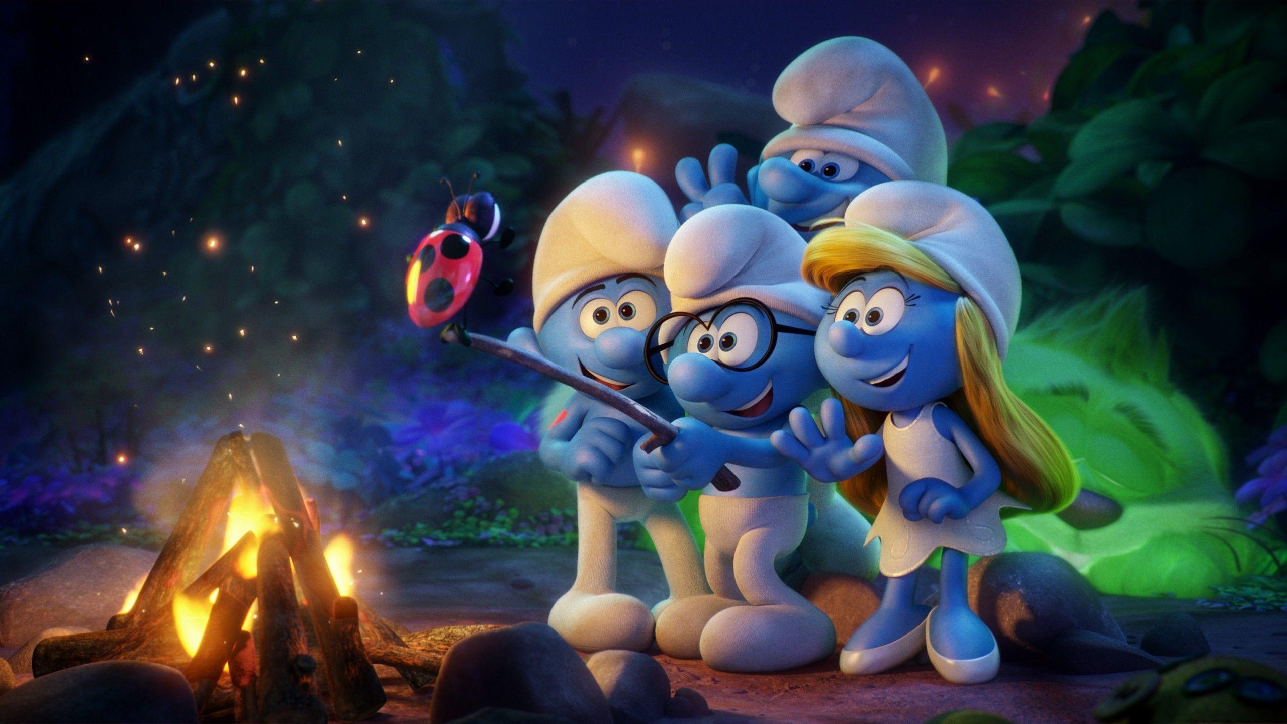 2560x1440 Wallpaper Smurfs: The Lost Village, Animation, HD, Movies, Desktop