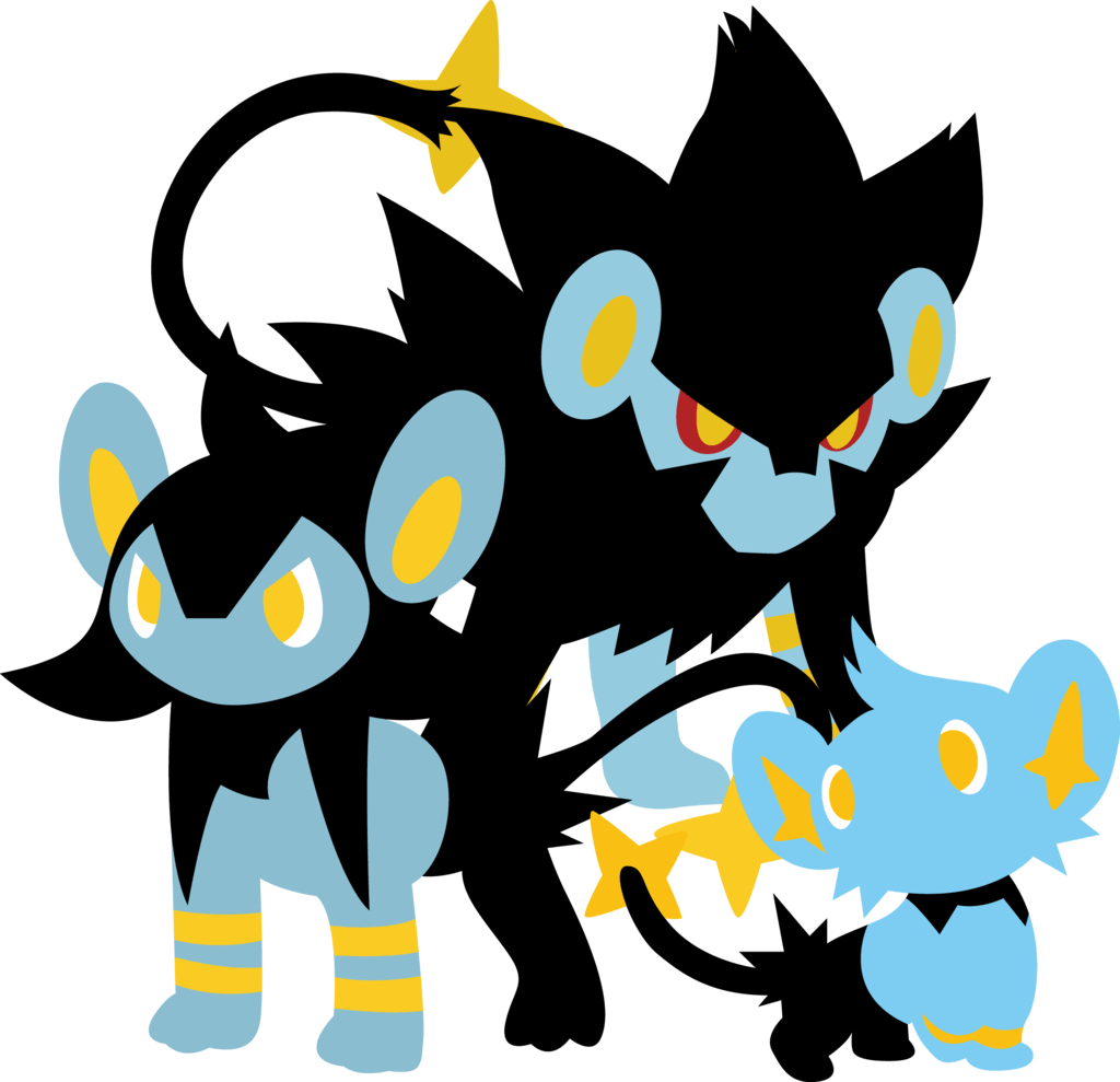 1030x990 Luxray luxio and shinx (Sparky), Desktop