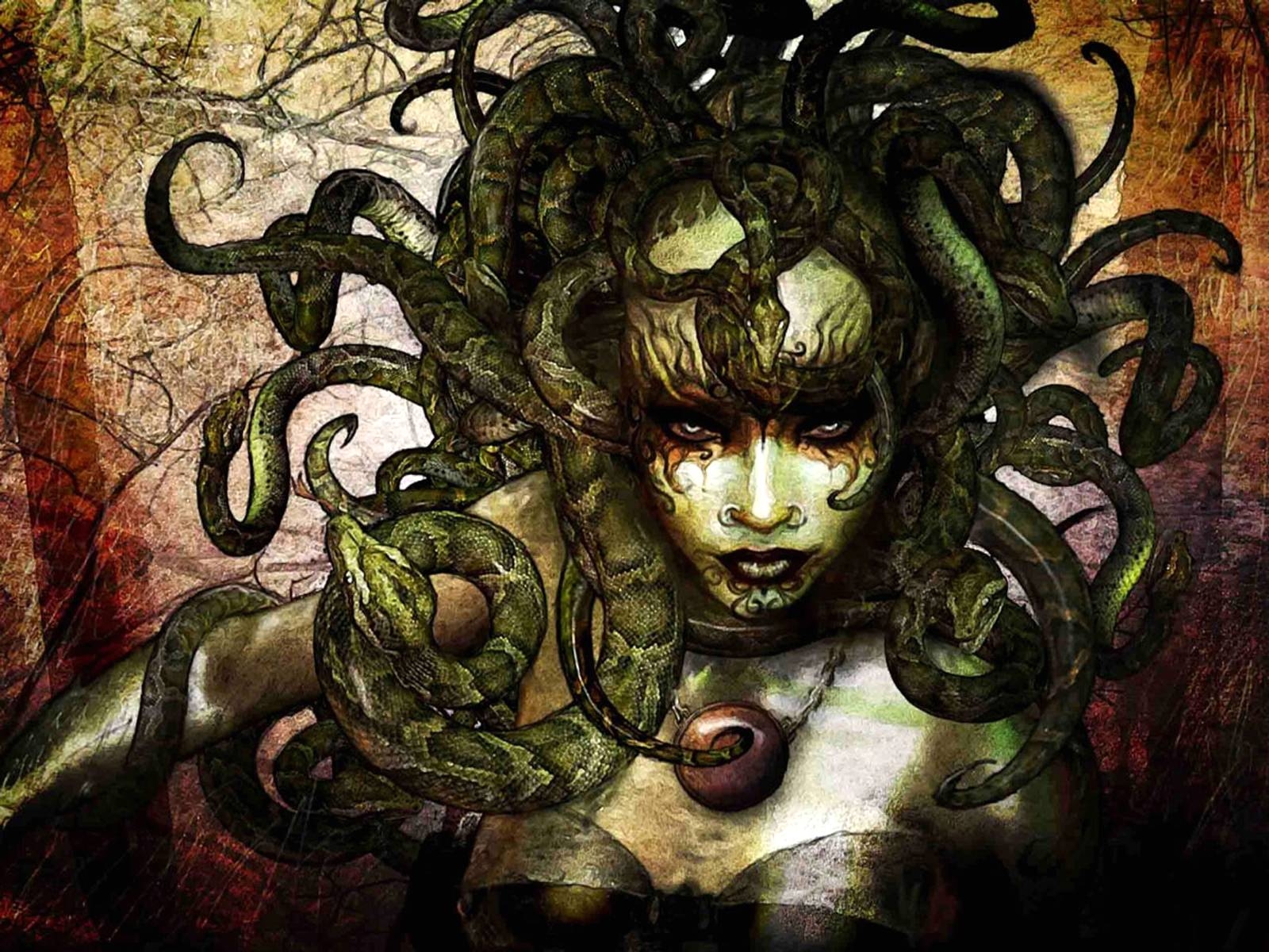 1600x1200 Medusa (Illustration) Creatures Wallpaper, Desktop