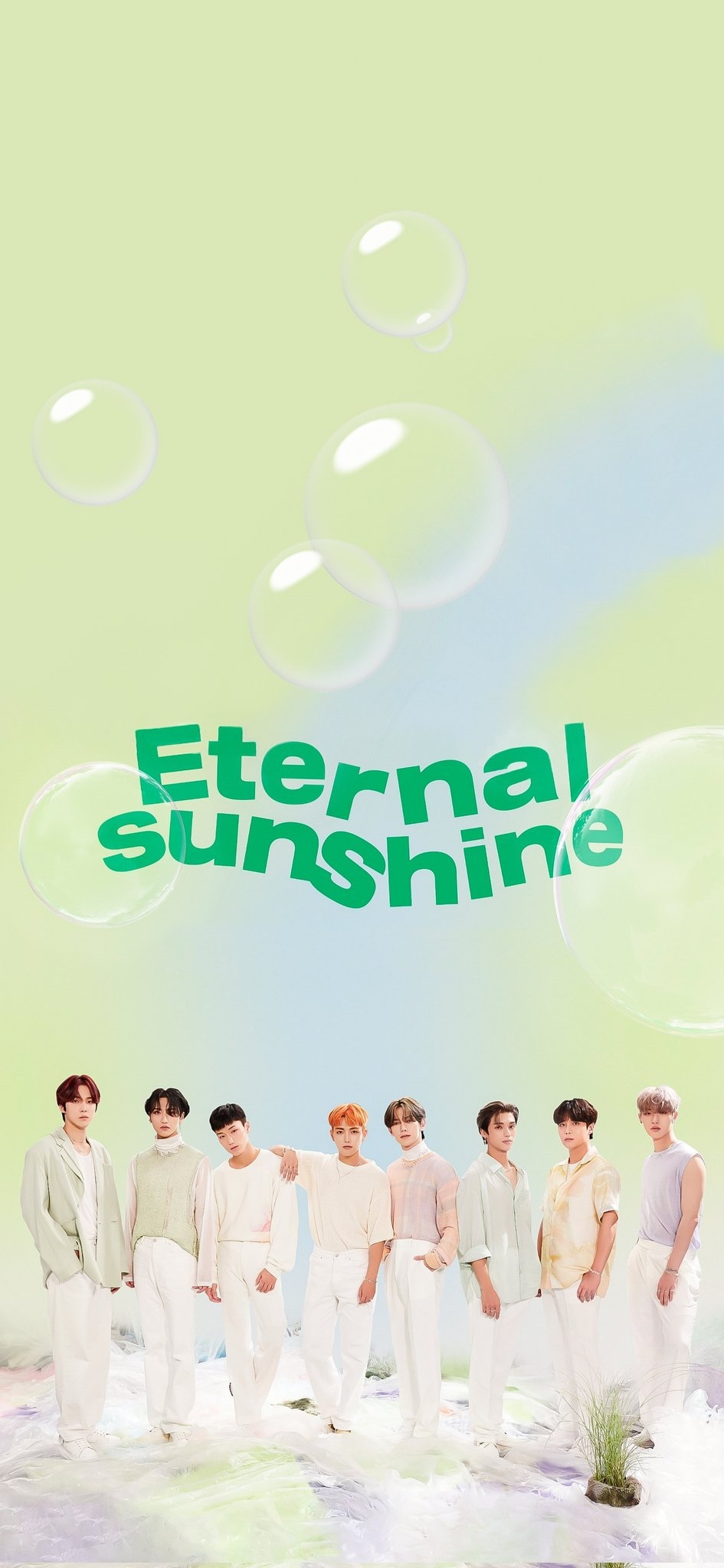 950x2050 ATEEZ Simple Wallpaper, Phone