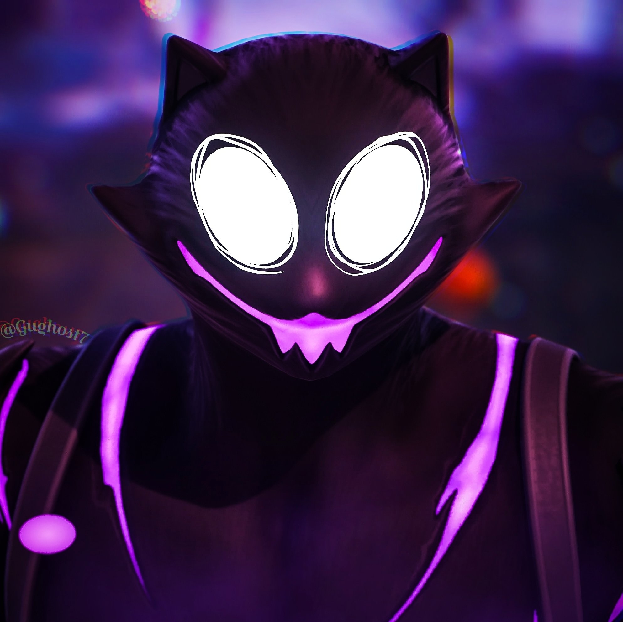 1990x1990 Phantom Meowscles Fortnite wallpaper, Desktop