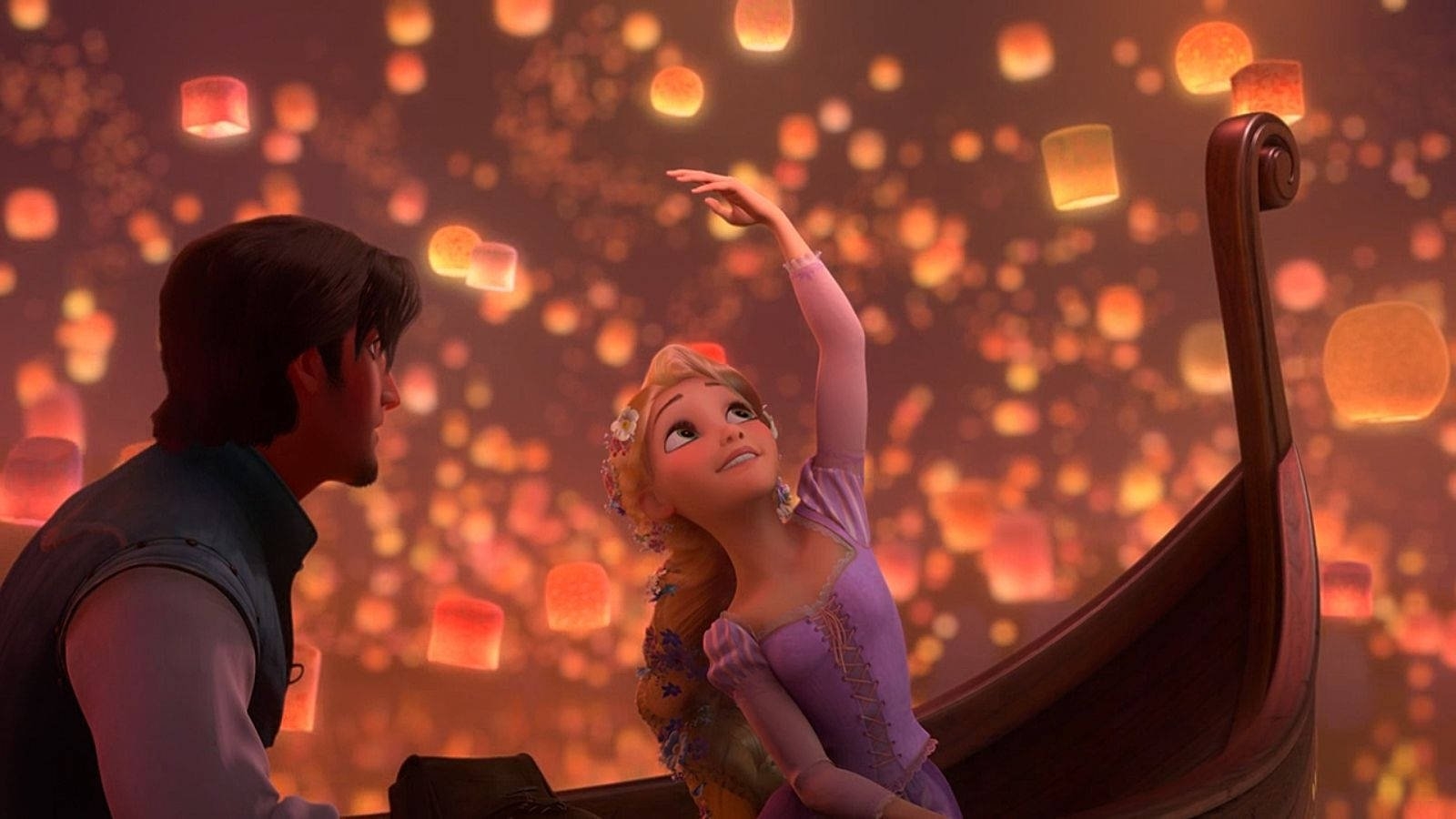 1600x900 Download Tangled Rapunzel With Flynn Wallpaper, Desktop