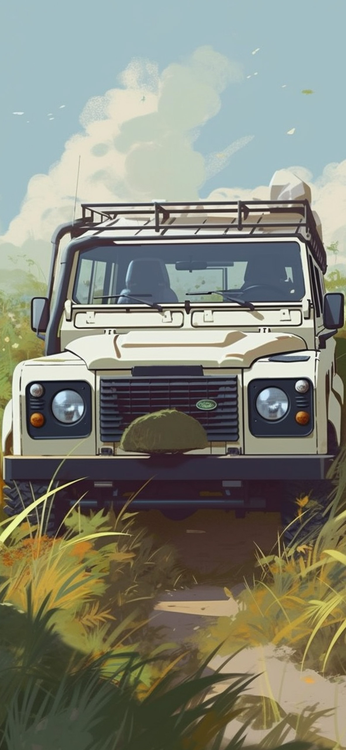 1190x2560 Land Rover Defender & Nature Wallpaper Rover Wallpaper, Phone