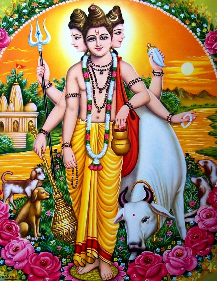 880x1130 Dattatreya. Shiva art, Lord krishna image, Shiva, Phone