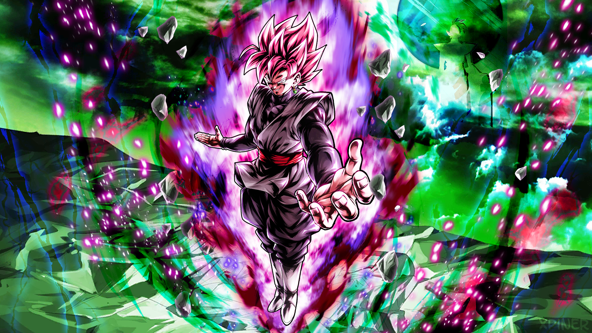 1920x1080 Goku Black Saiyan Rosé (PC Background), Desktop