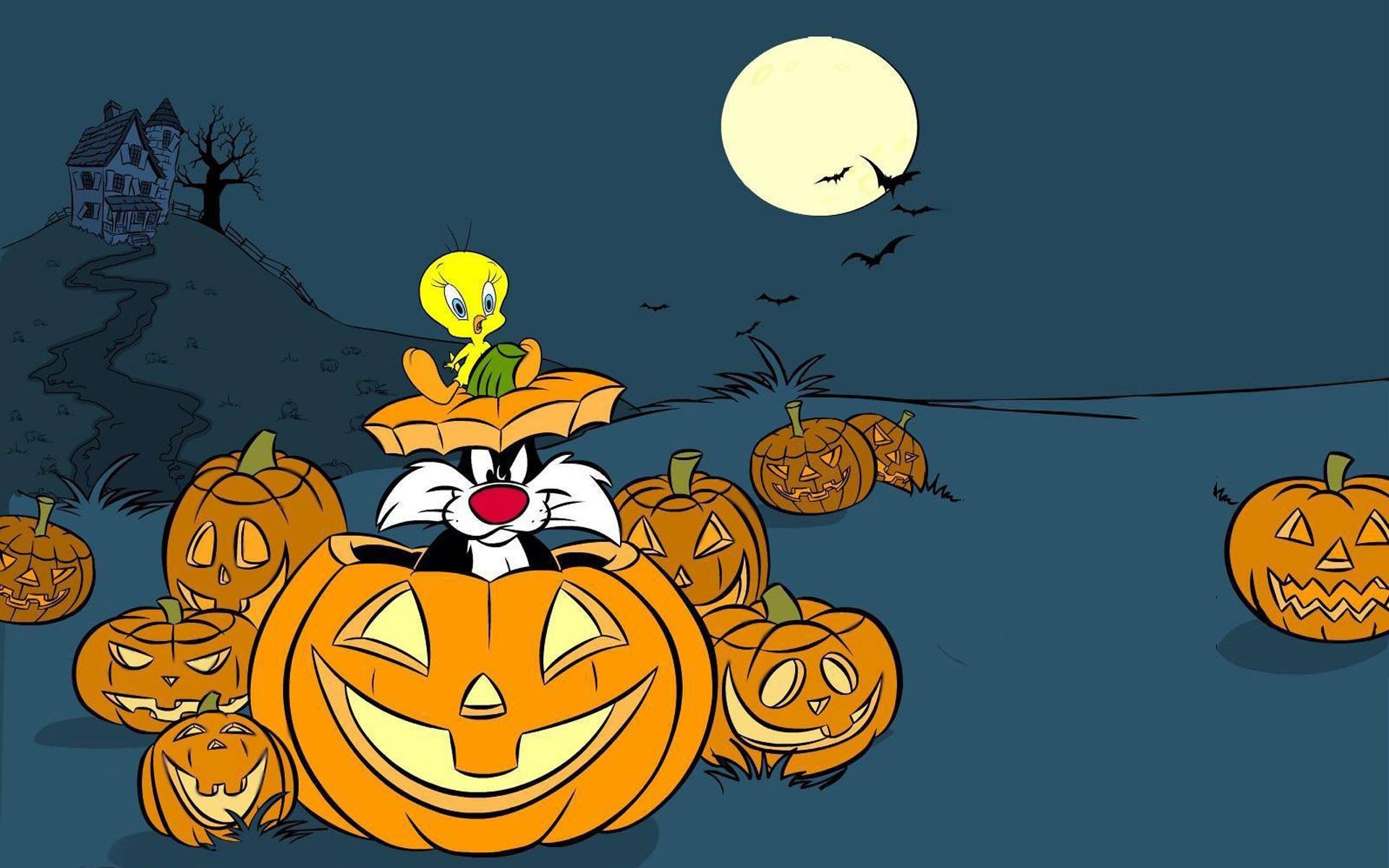 1920x1200 Cartoon Halloween Wallpaper, Desktop