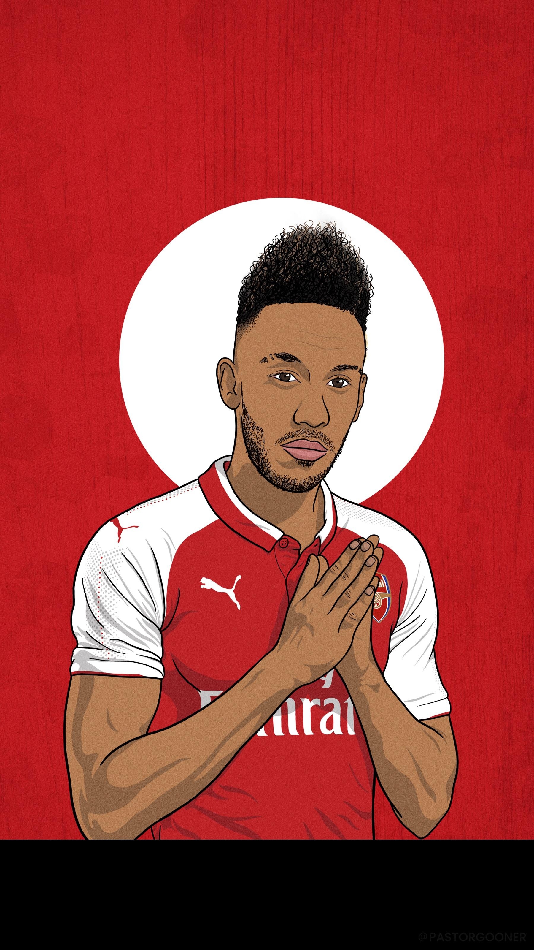 1800x3200 Our “crazy Boy” [aubameyang Wallpaper] Arsenal, Phone