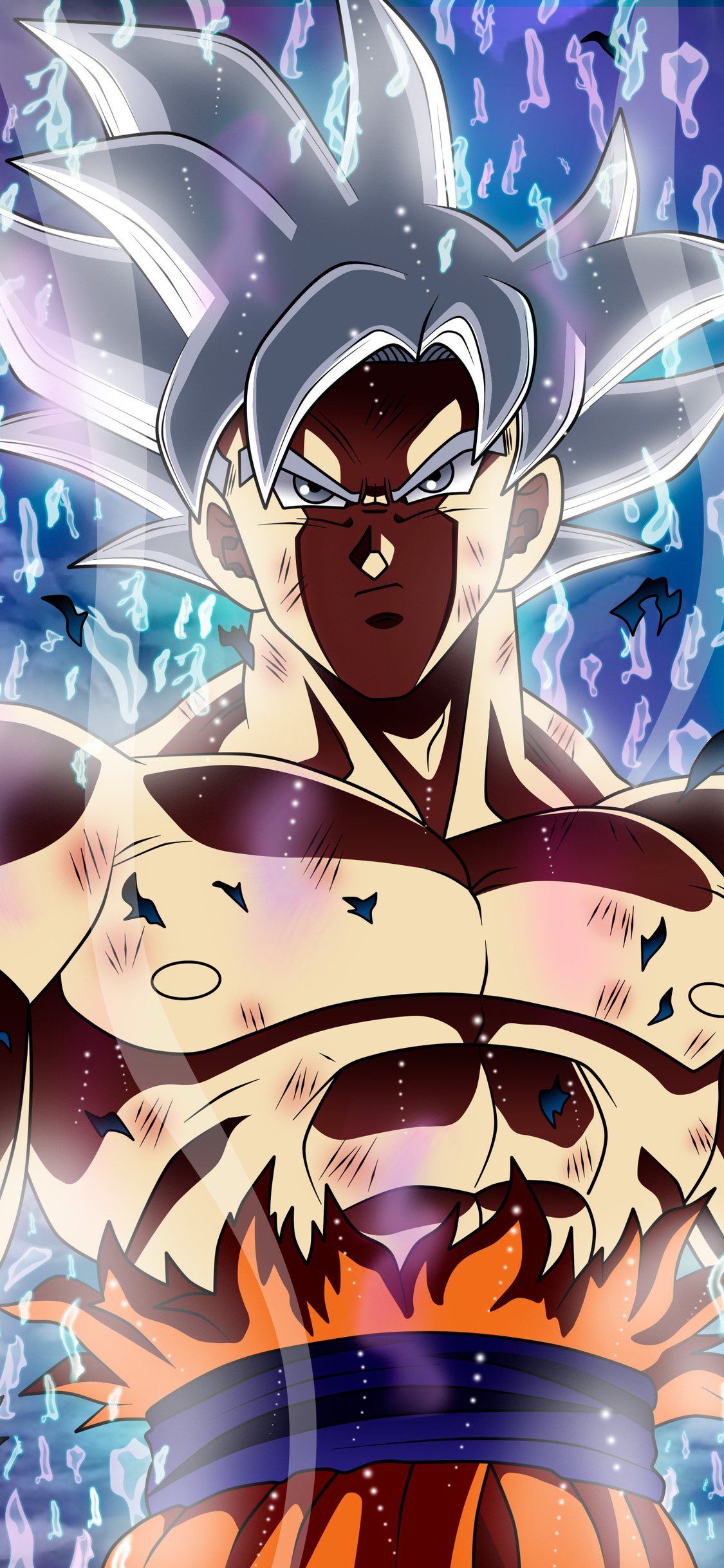 1130x2440 Ultra Instinct Goku Dragon Ball 5k iPhone XS, iPhone iPhone X HD 4k Wallpaper, Image, Background, Photo and Picture, Phone