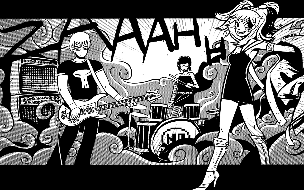 1280x800 Pix For > Scott Pilgrim Comic Book Wallpaper, Desktop