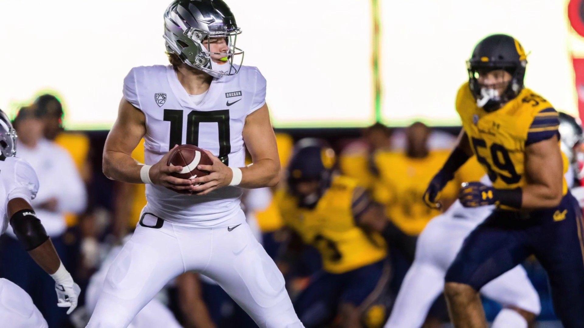 1920x1080 Good or No Good: Justin Herbert gets the MVP vs. CAL. NBC Sports, Desktop