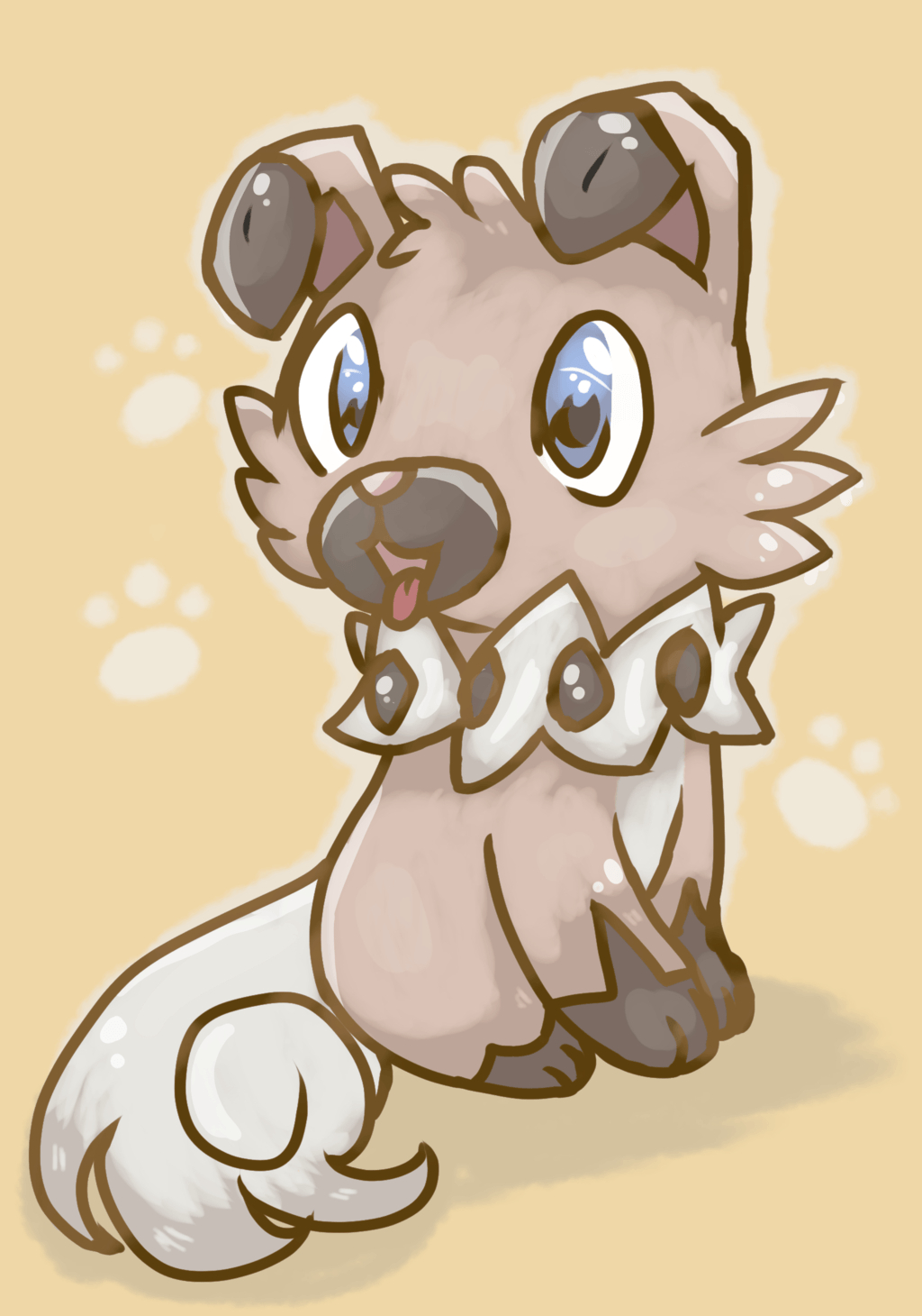 1030x1460 Rockruff Pokemon Wallpaper Image, Phone