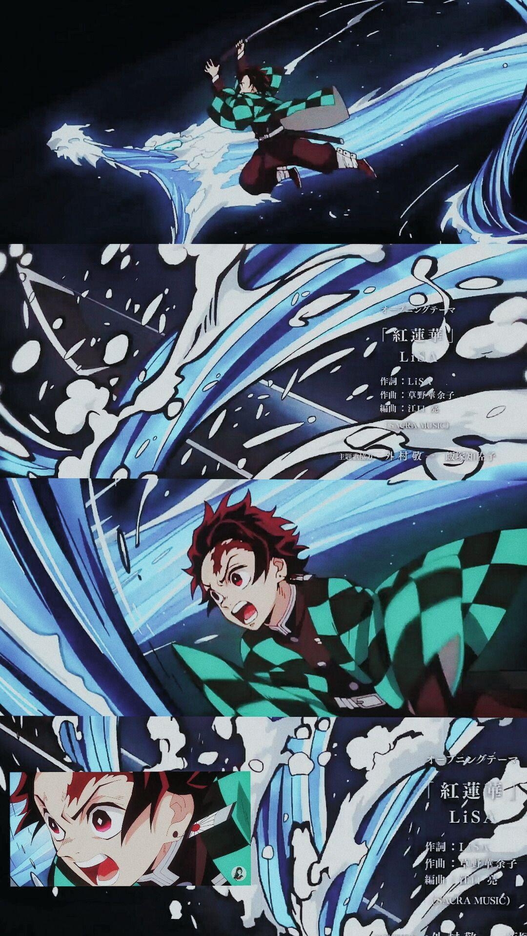 1080x1920 Lockscreen / Wallpaper from Kimetsu No Yaiba Demon Slayer, Phone