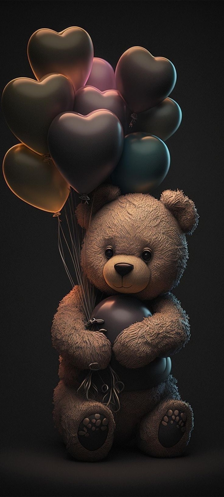 740x1640 Teddy love. iPhone wallpaper classy, Cartoon wallpaper, Teddy bear wallpaper, Phone