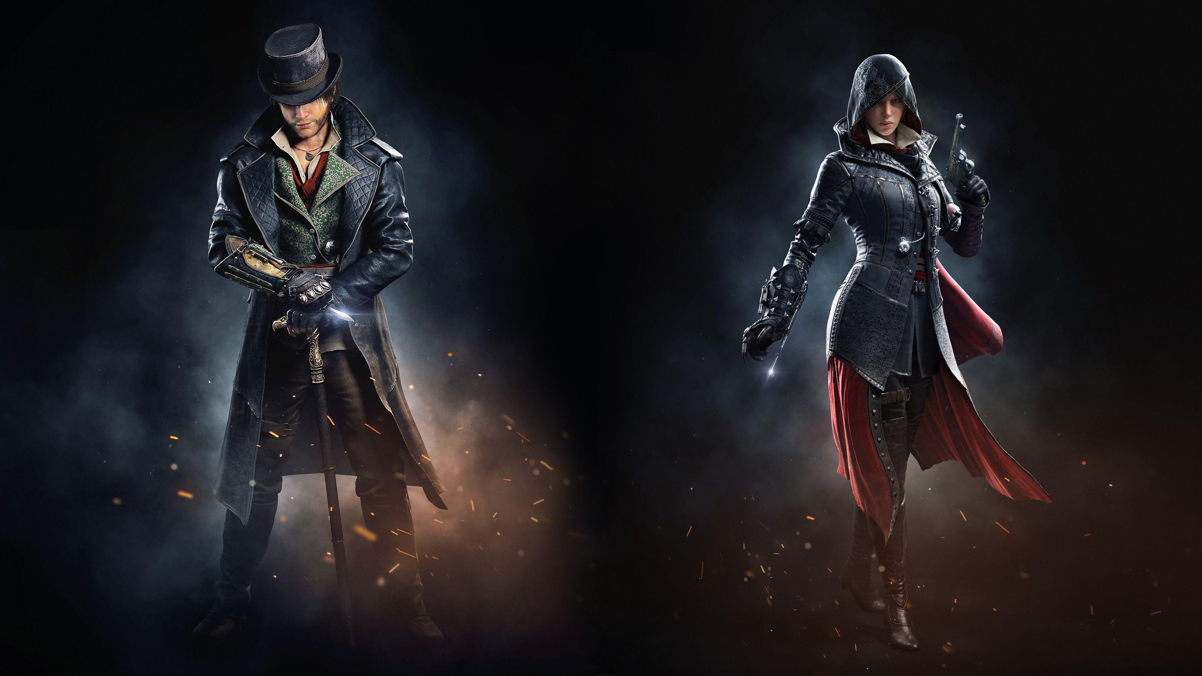 3840x2160 Evie Frye, Video Games, Assassins Creed Syndicate, Jacob Frye, Desktop