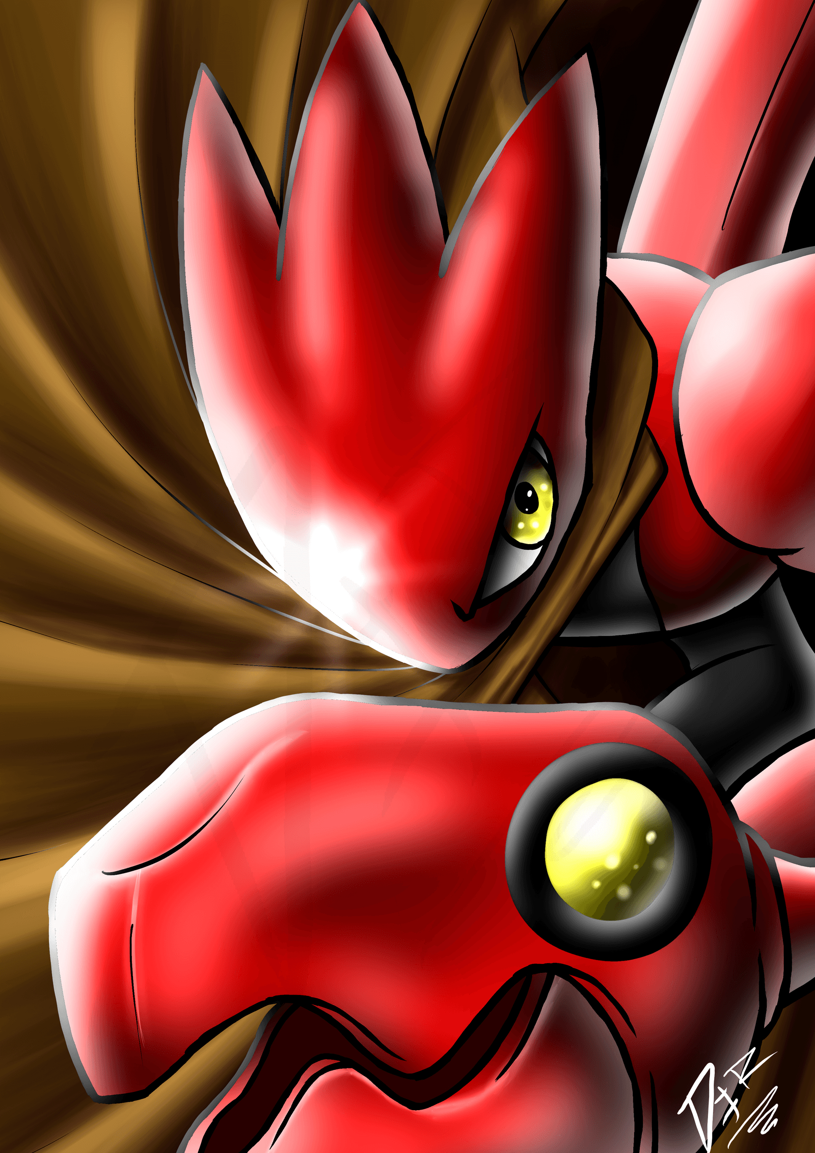 1600x2270 Scizor, Phone