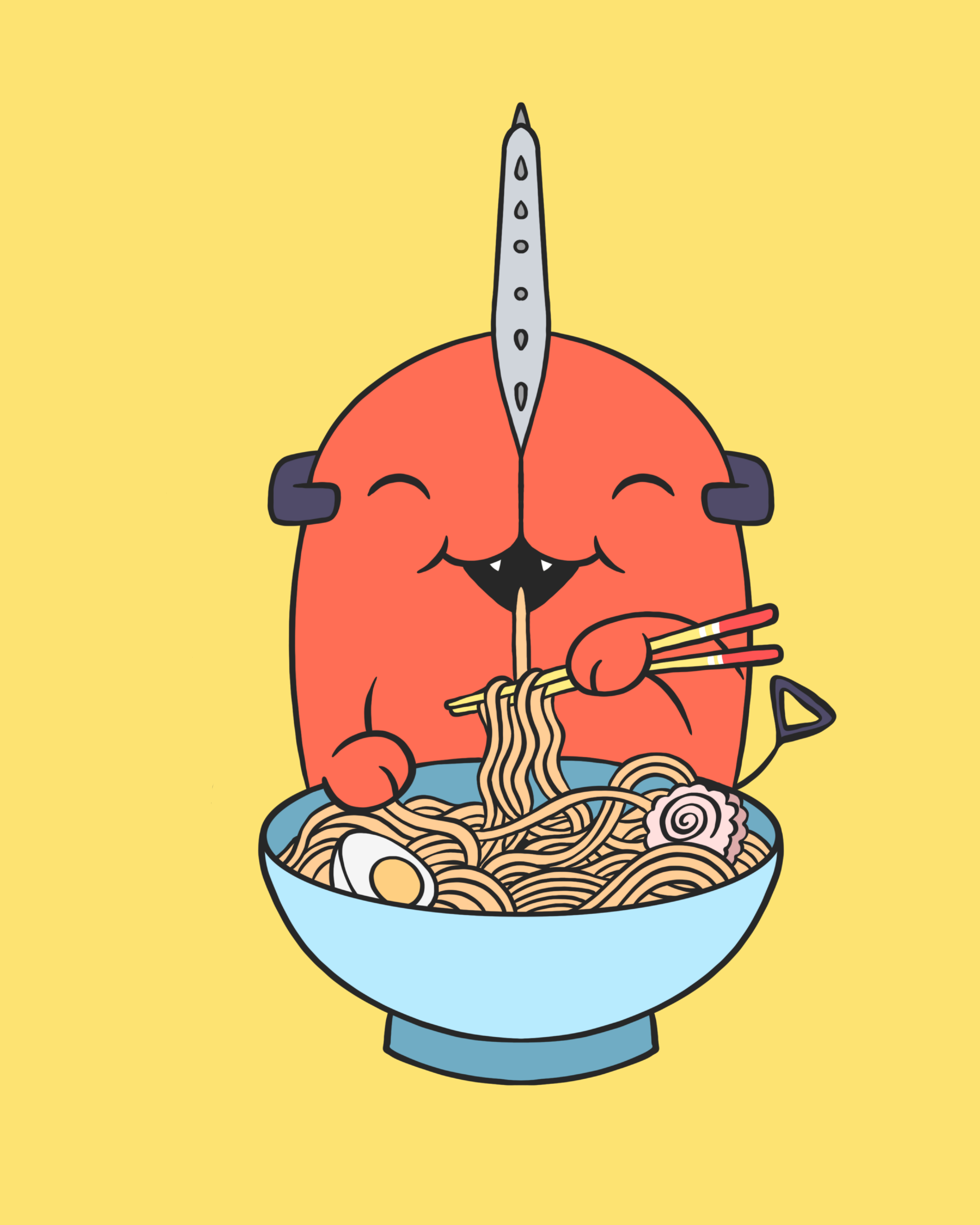 3280x4100 I can't draw well, so I got someone to draw Pochita having ramen, for me :): ChainsawMan, Phone