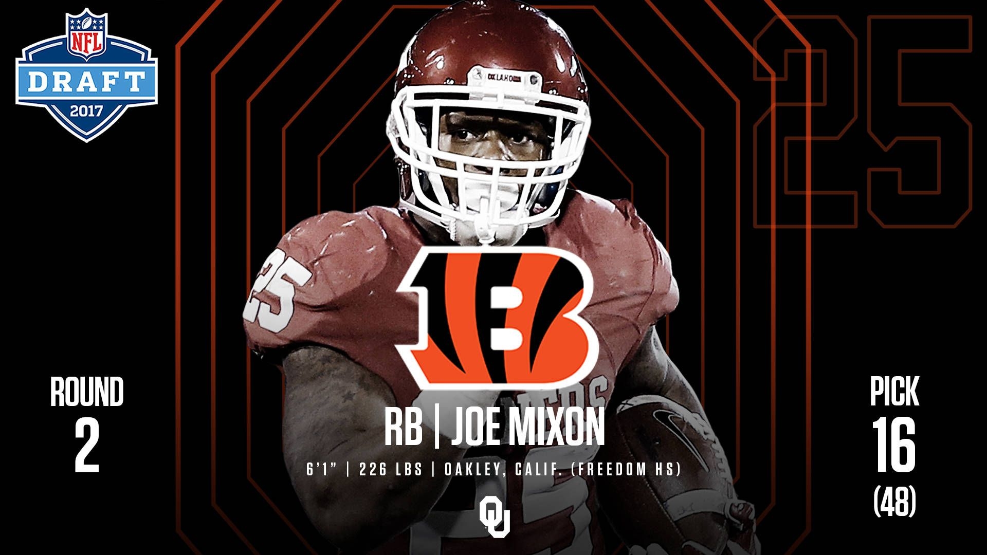 1920x1080 Mixon Goes to Bengals in NFL Draft Second Round, Desktop