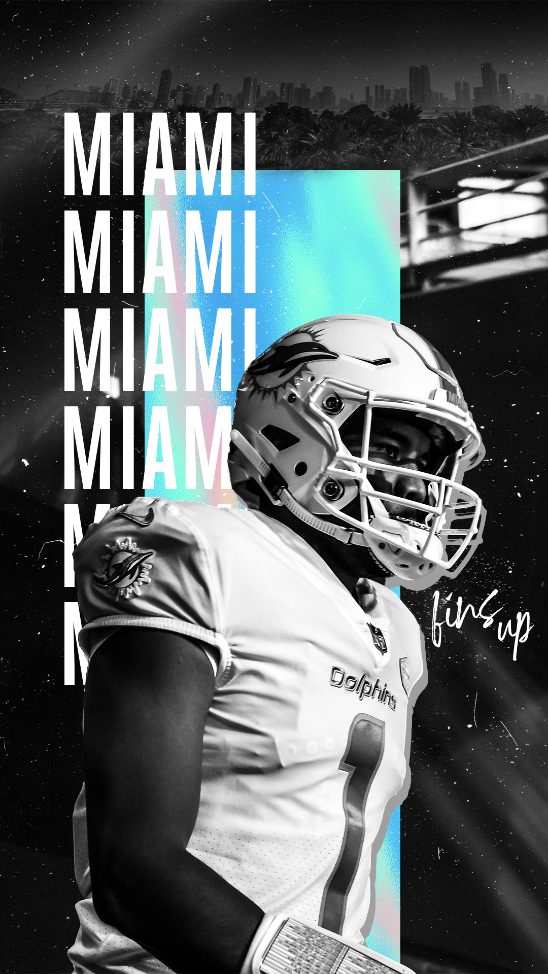 1080x1920 Miami Dolphins come on, stars come out, Phone