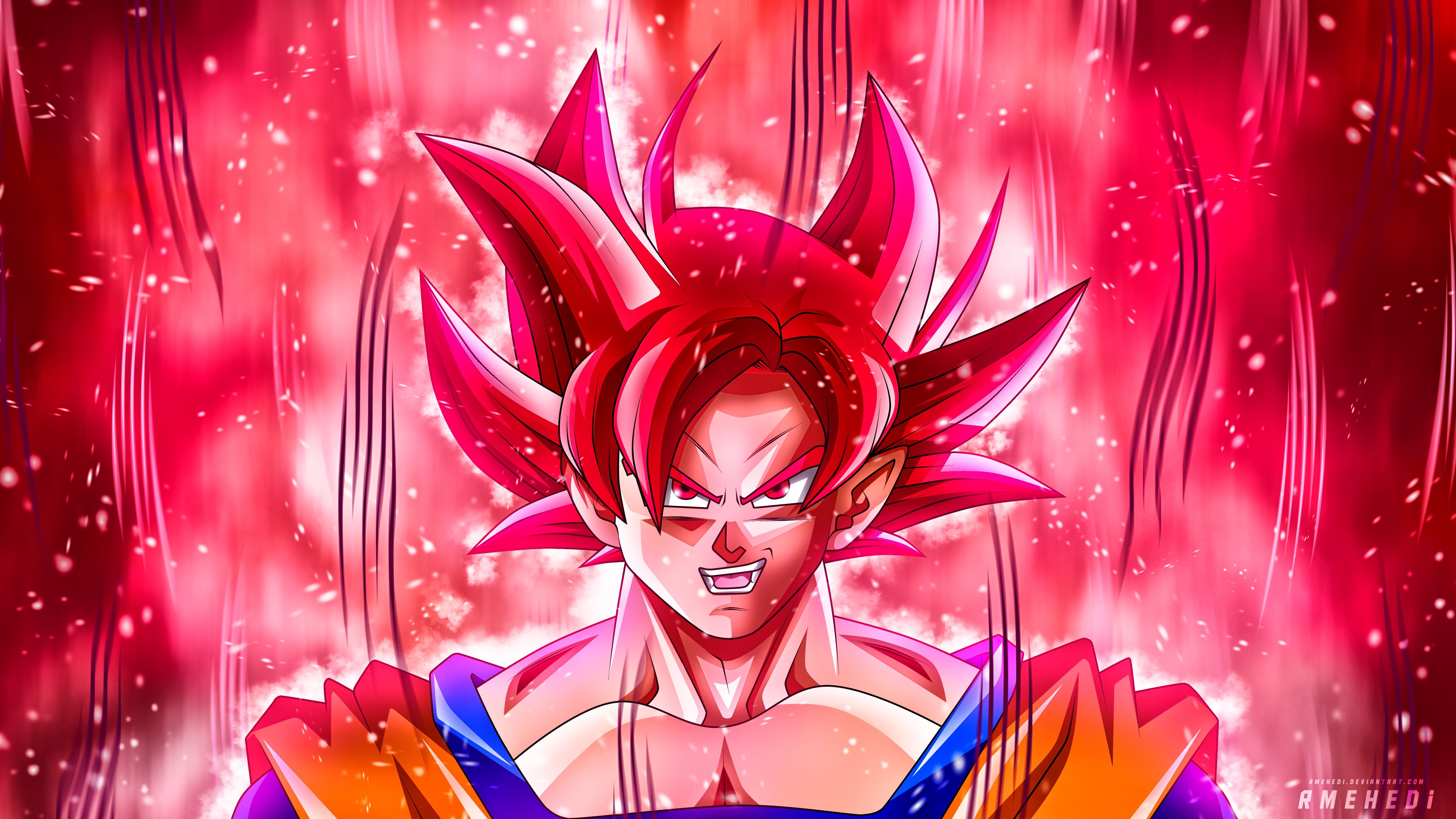 5760x3240 Goku Super Saiyan God 5k, HD Anime, 4k Wallpaper, Image, Background, Photo and Picture, Desktop