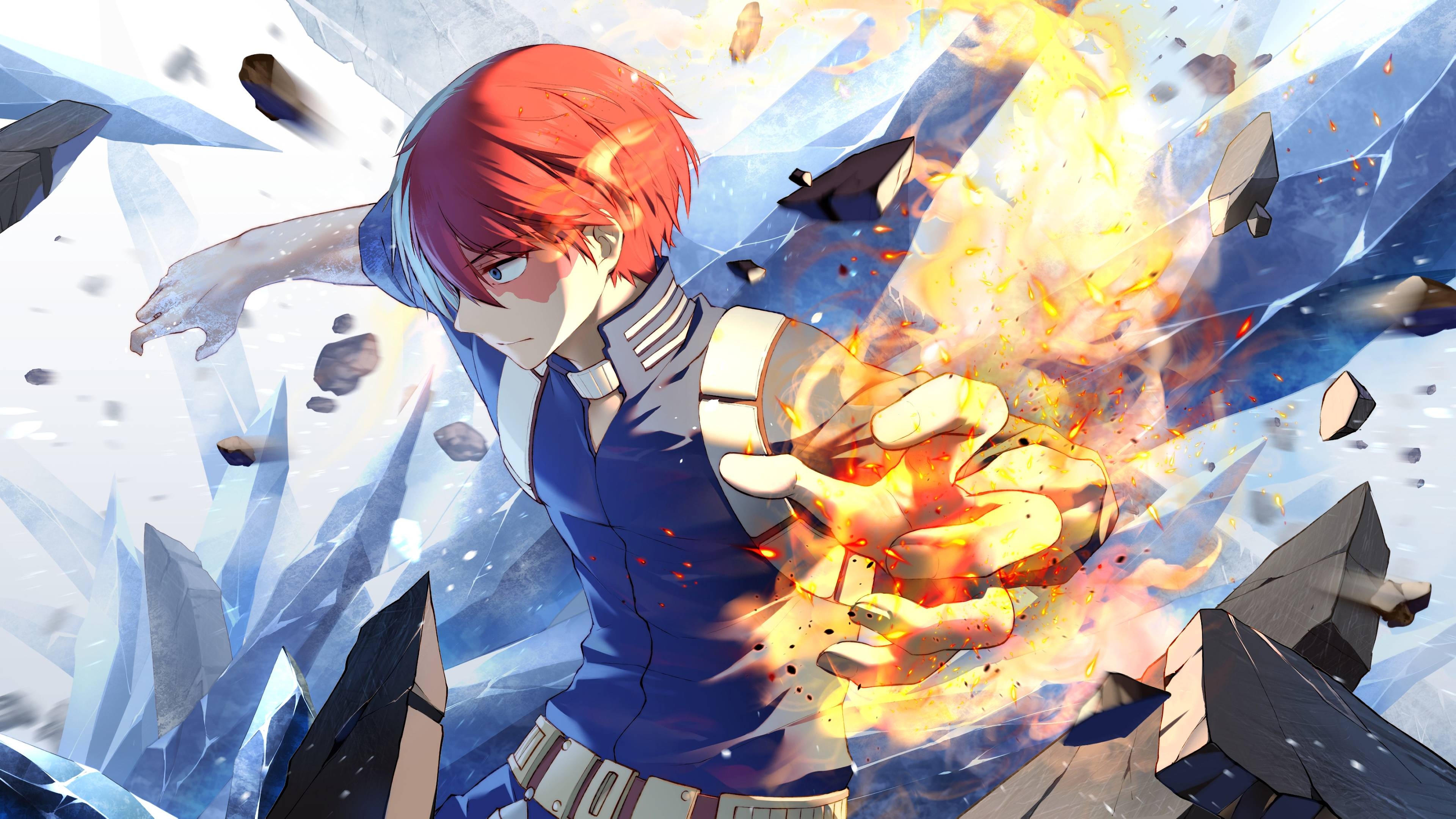 3840x2160 Shoto Todoroki 4K 8K HD My Hero Academia Boku no Hero, Desktop