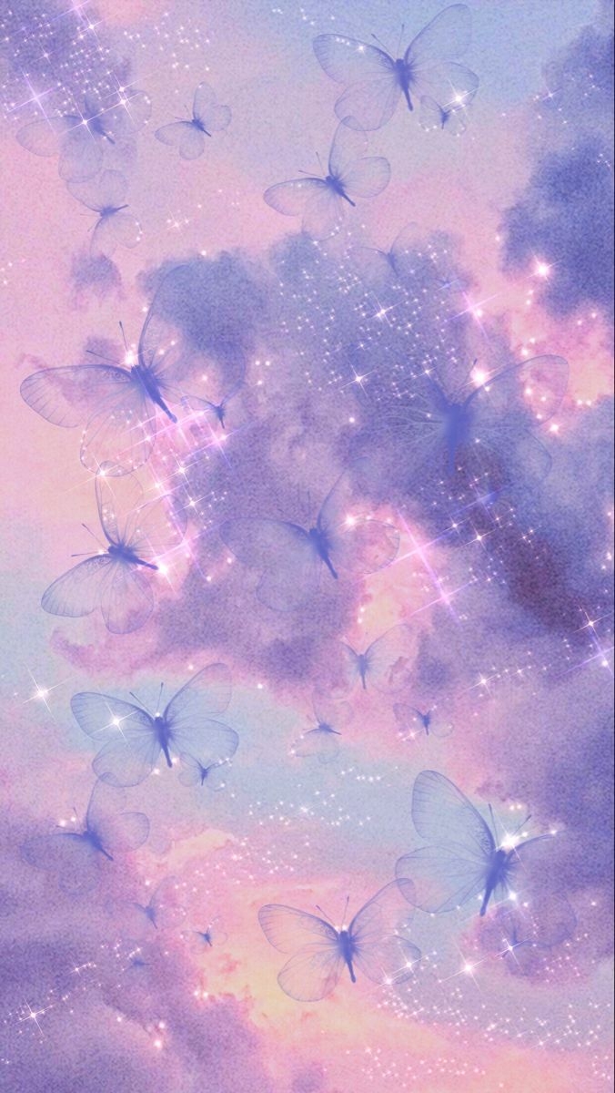 680x1200 Aesthetic Butterflies Wallpaper, Phone