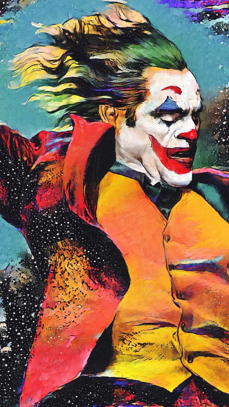 740x1310 Joker Painting 4K IPhone Wallpaper, Phone