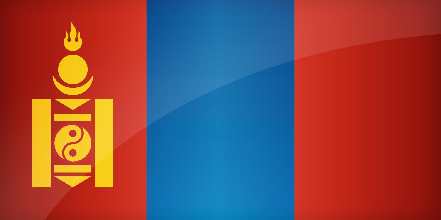 1500x750 Flag of Mongolia. Find the best design for Mongol Flag, Dual Screen