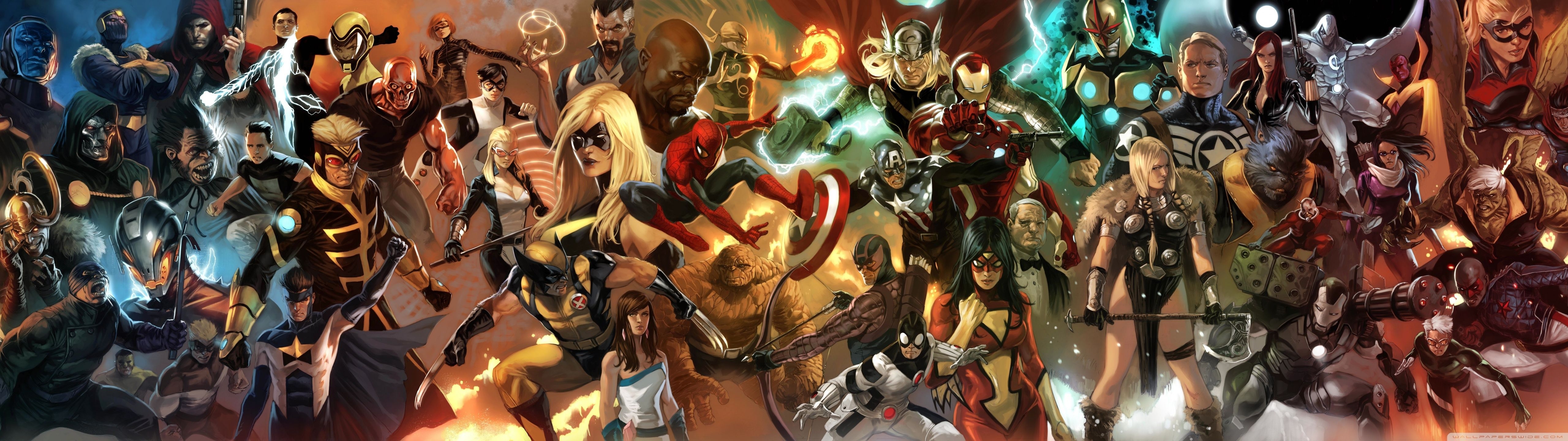 5120x1440 Marvel Wallpaper Free 5120 x 1440 Marvel Background, Dual Screen