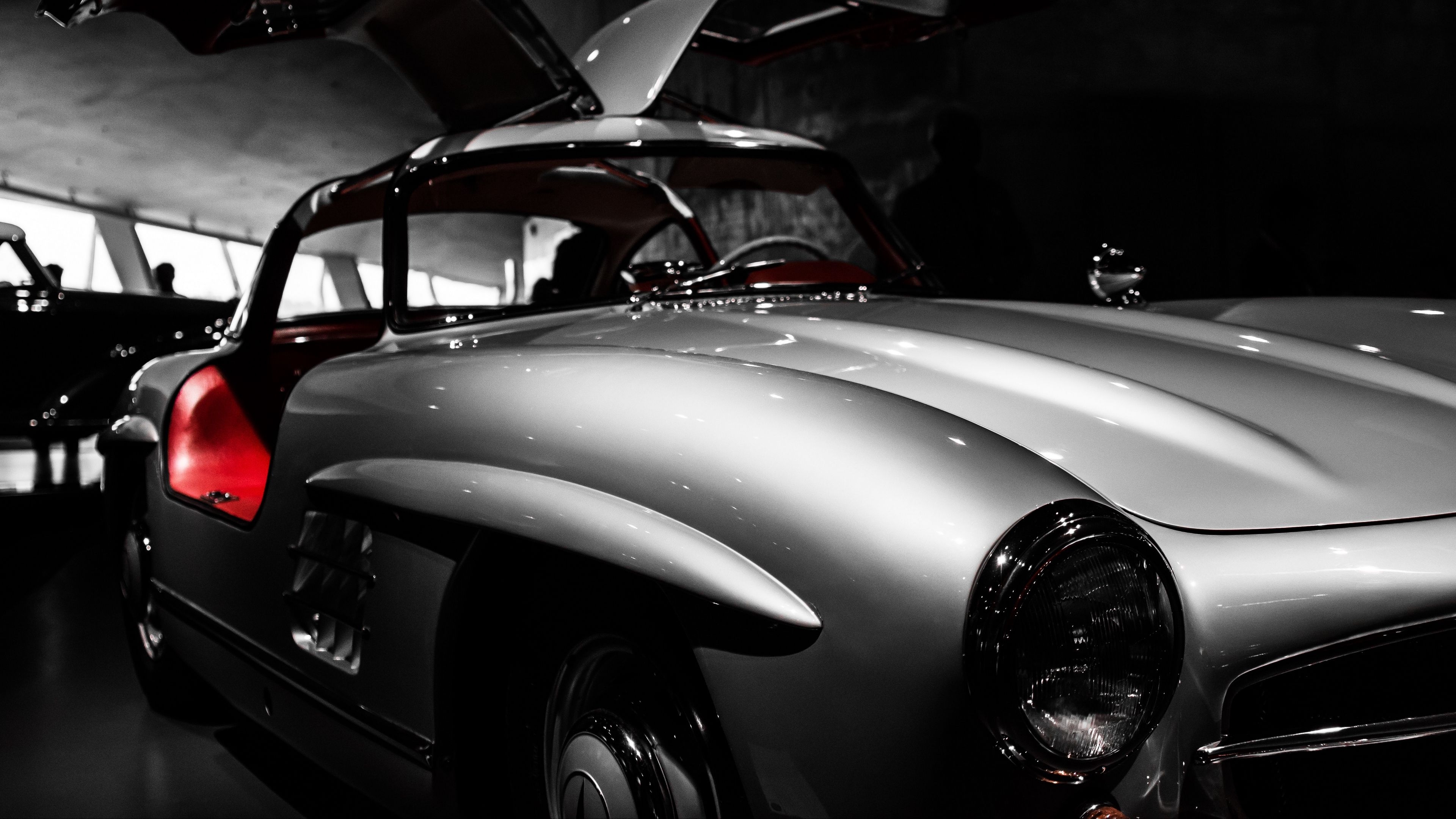 3840x2160 Download wallpaper  mercedes, vintage, car, oldtimer 4k, Desktop