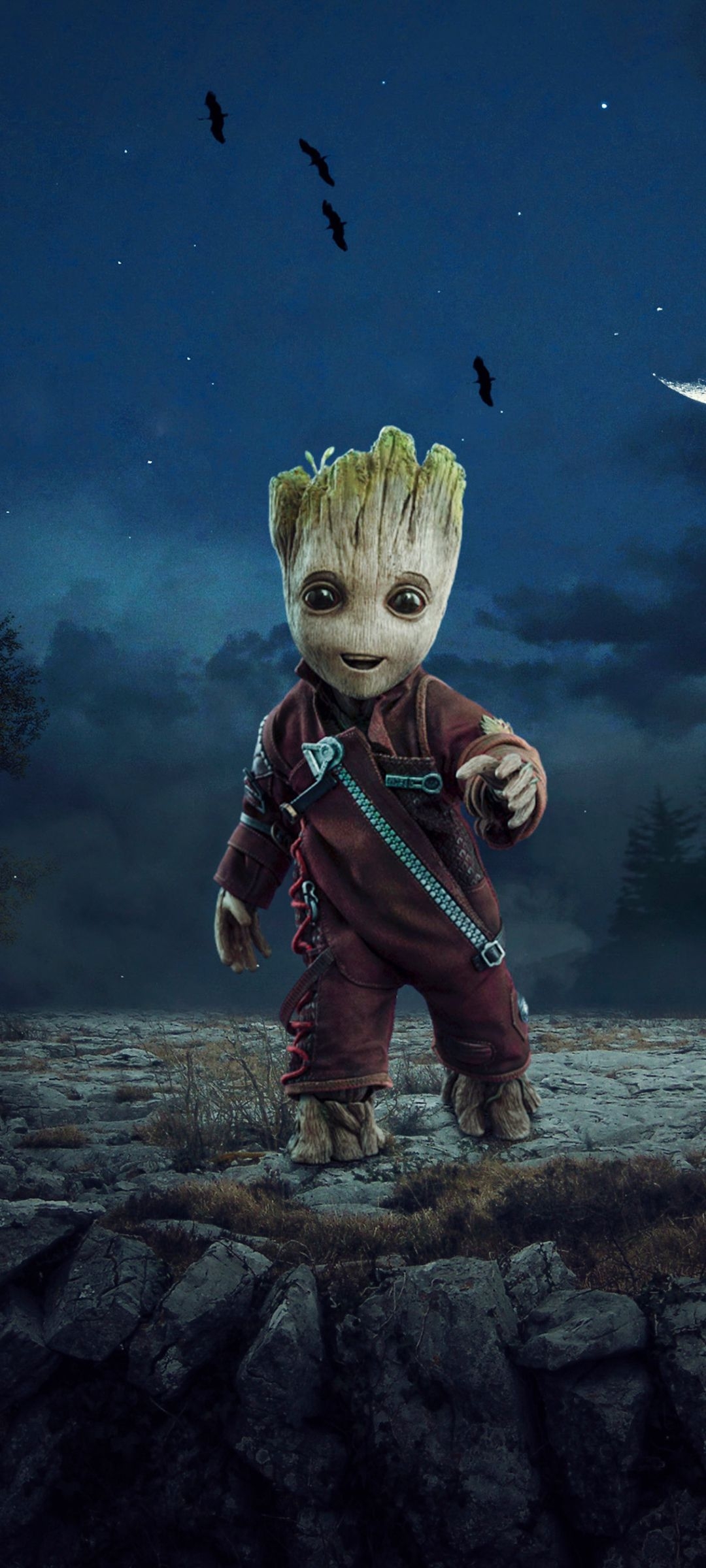 1080x2400 Baby Groot  Resolution Wallpaper, HD Artist 4K Wallpaper, Image, Photo and Background, Phone