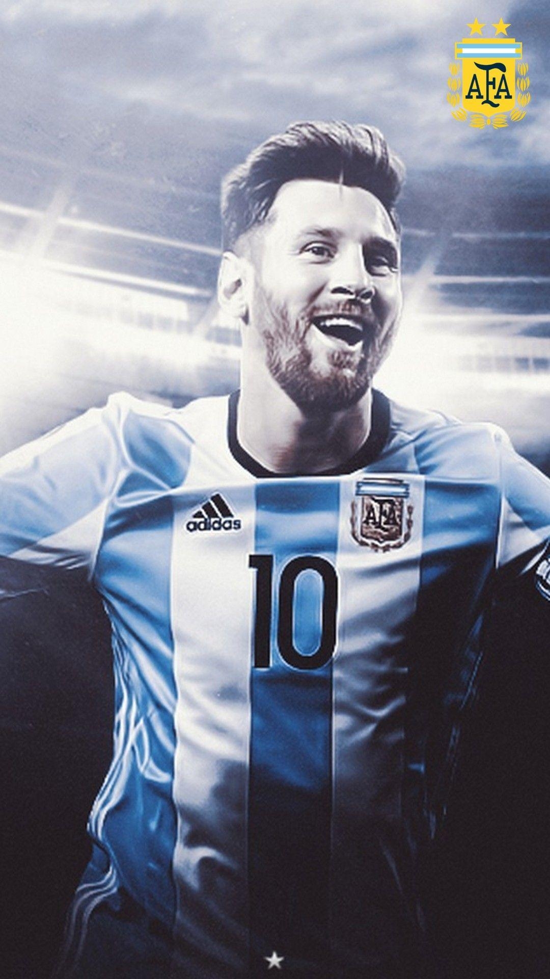 1080x1920 Messi Argentina iPhone 7 Wallpaper. Lionel messi wallpaper, Phone