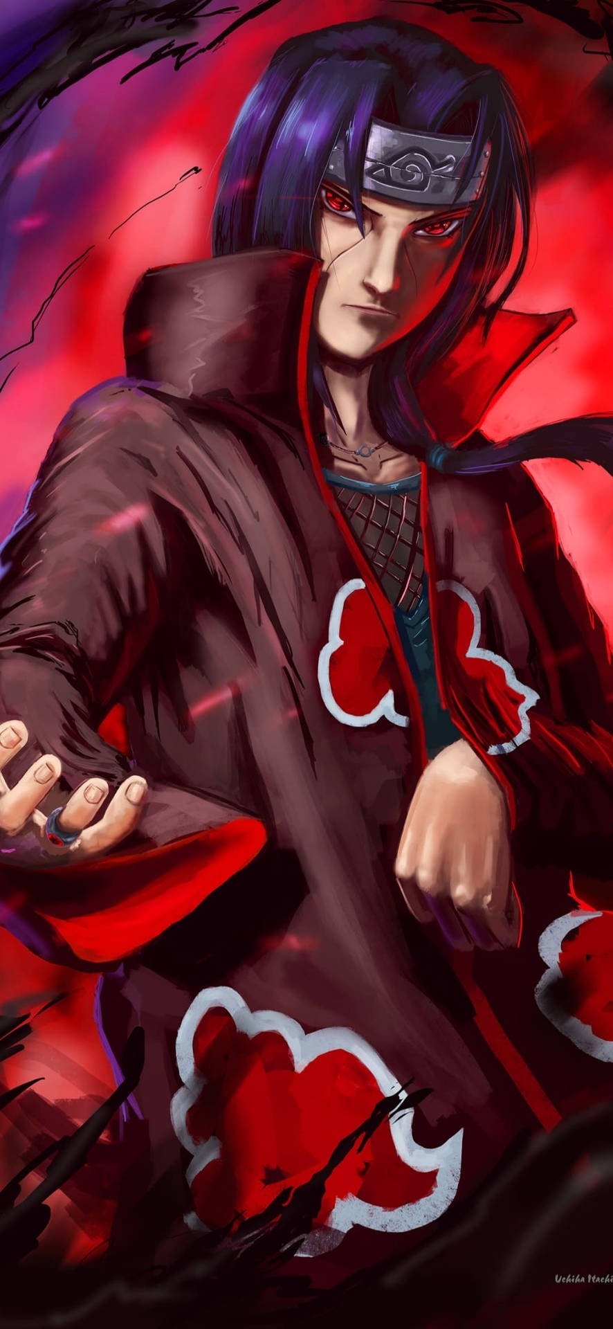 890x1920 Itachi Phone Wallpaper, Phone