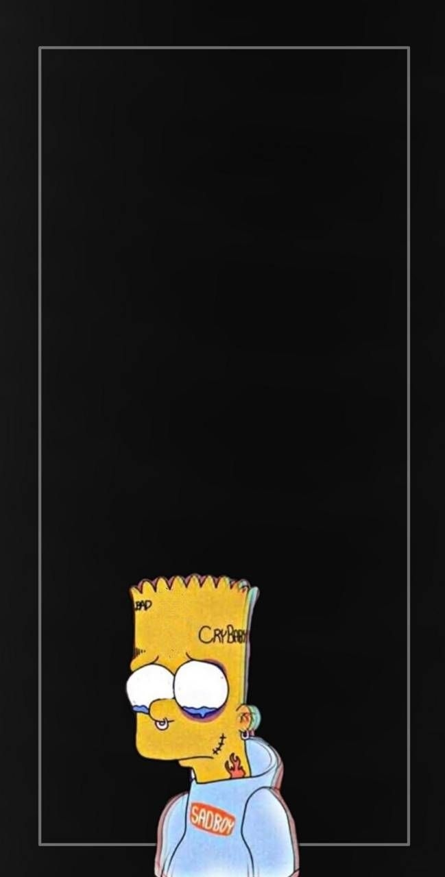 650x1280 Sad bart wallpaper, Phone