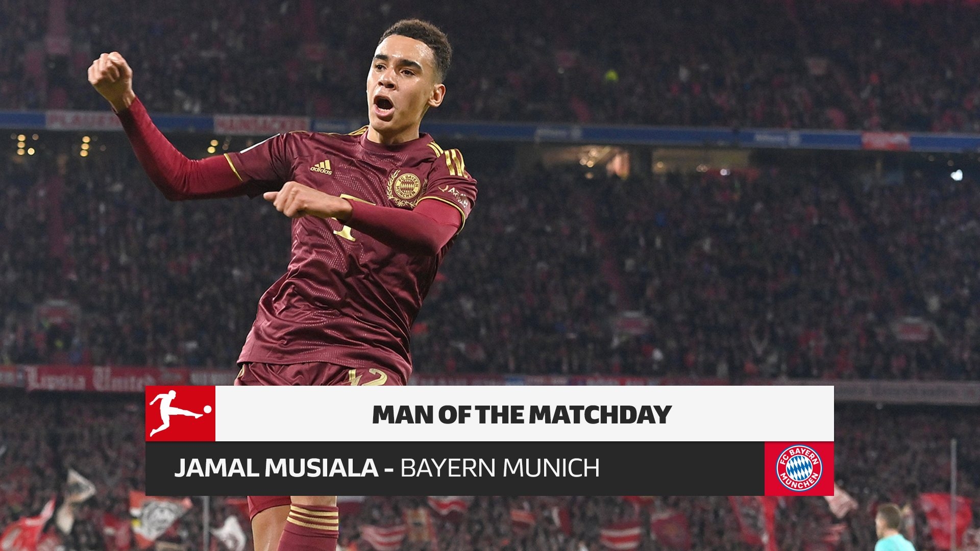 1920x1080 Jamal Musiala: MD8's Man of the Matchday putting fire in Bayern Munich's belly, Desktop