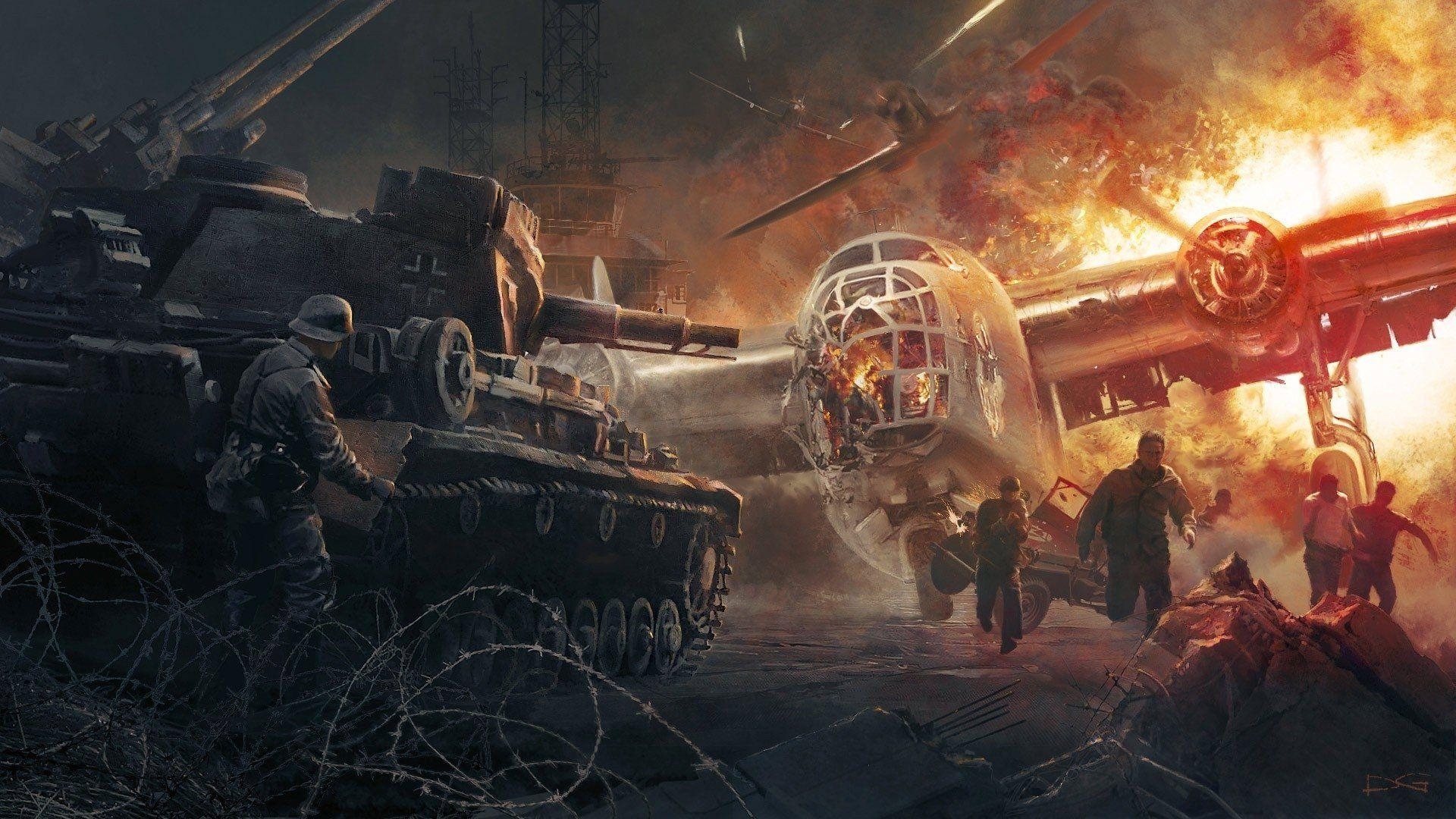 1920x1080 World War II HD Wallpaper, Desktop