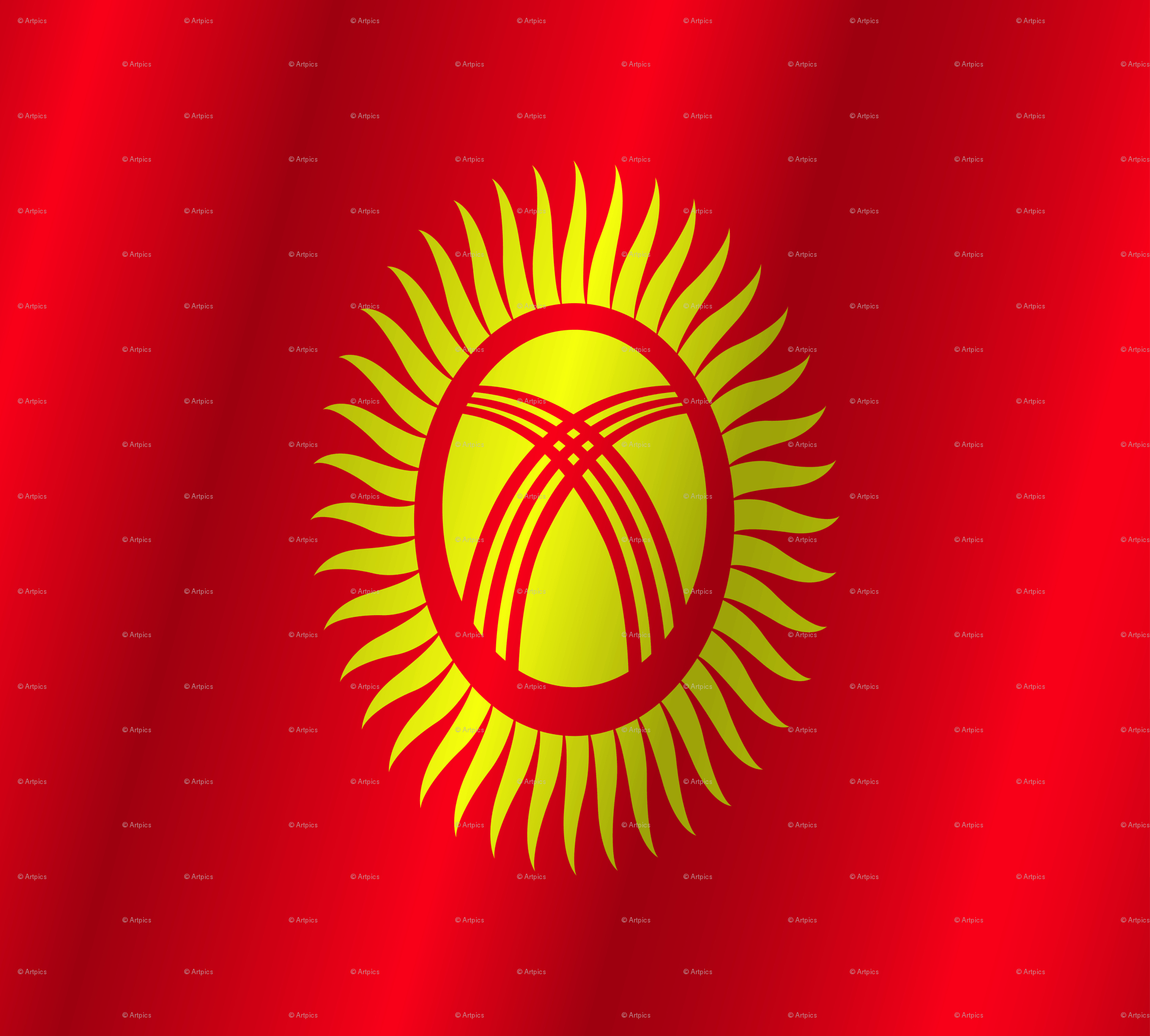 1940x1750 Flag of Kyrgyzstan wallpaper, Desktop