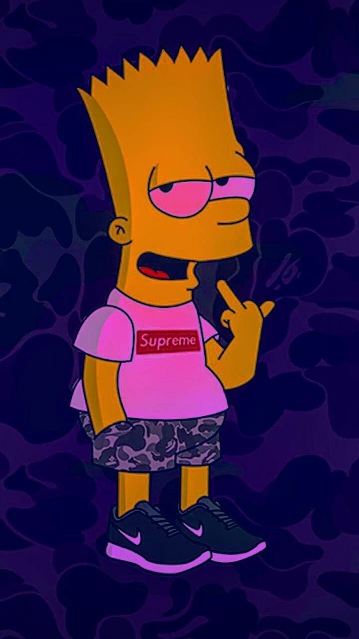 720x1280 iPhone 6 Trippy Bart Simpsons Wallpaper, Phone