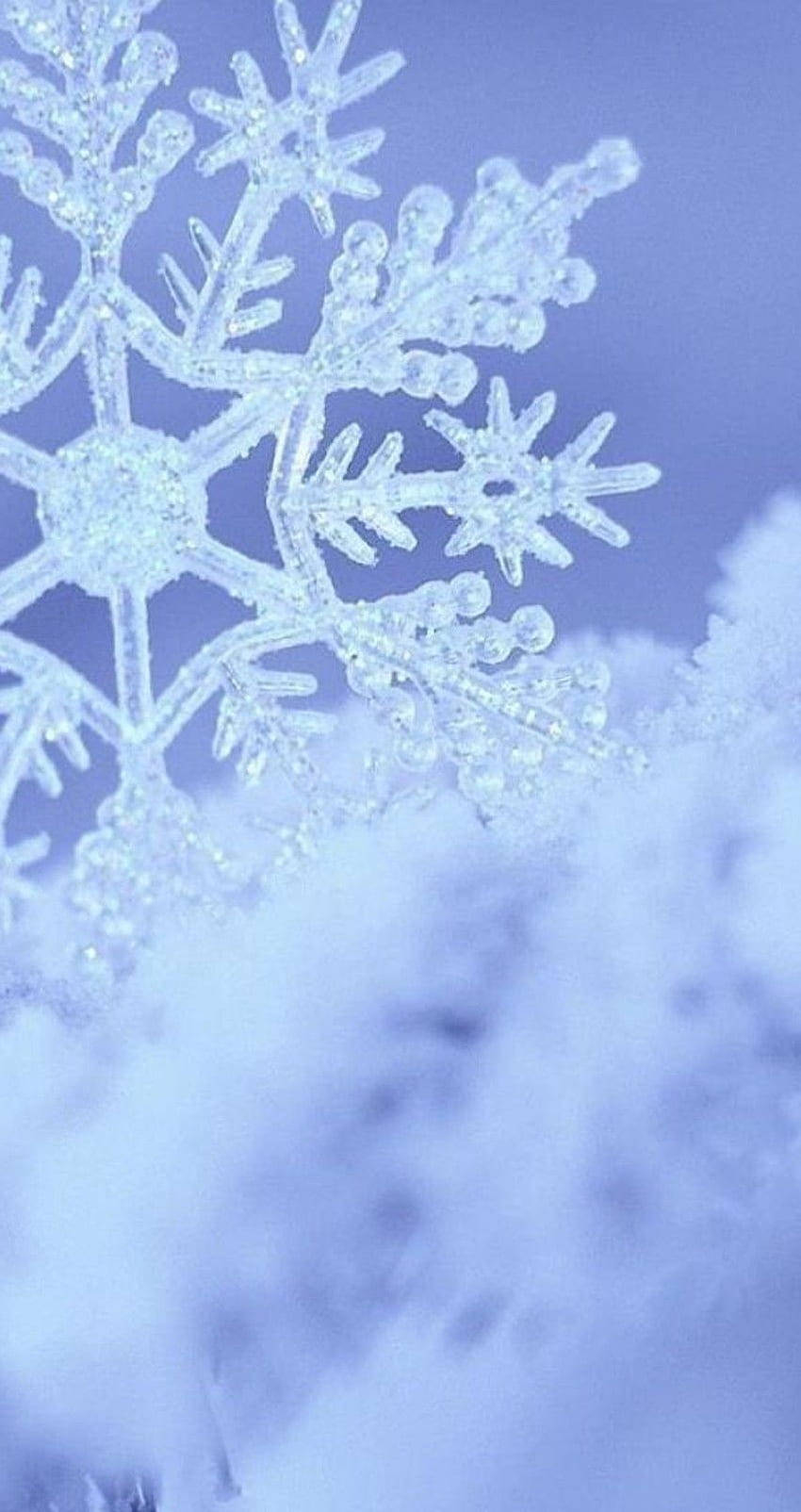 850x1610 Snowflake iPhone Wallpaper, Phone