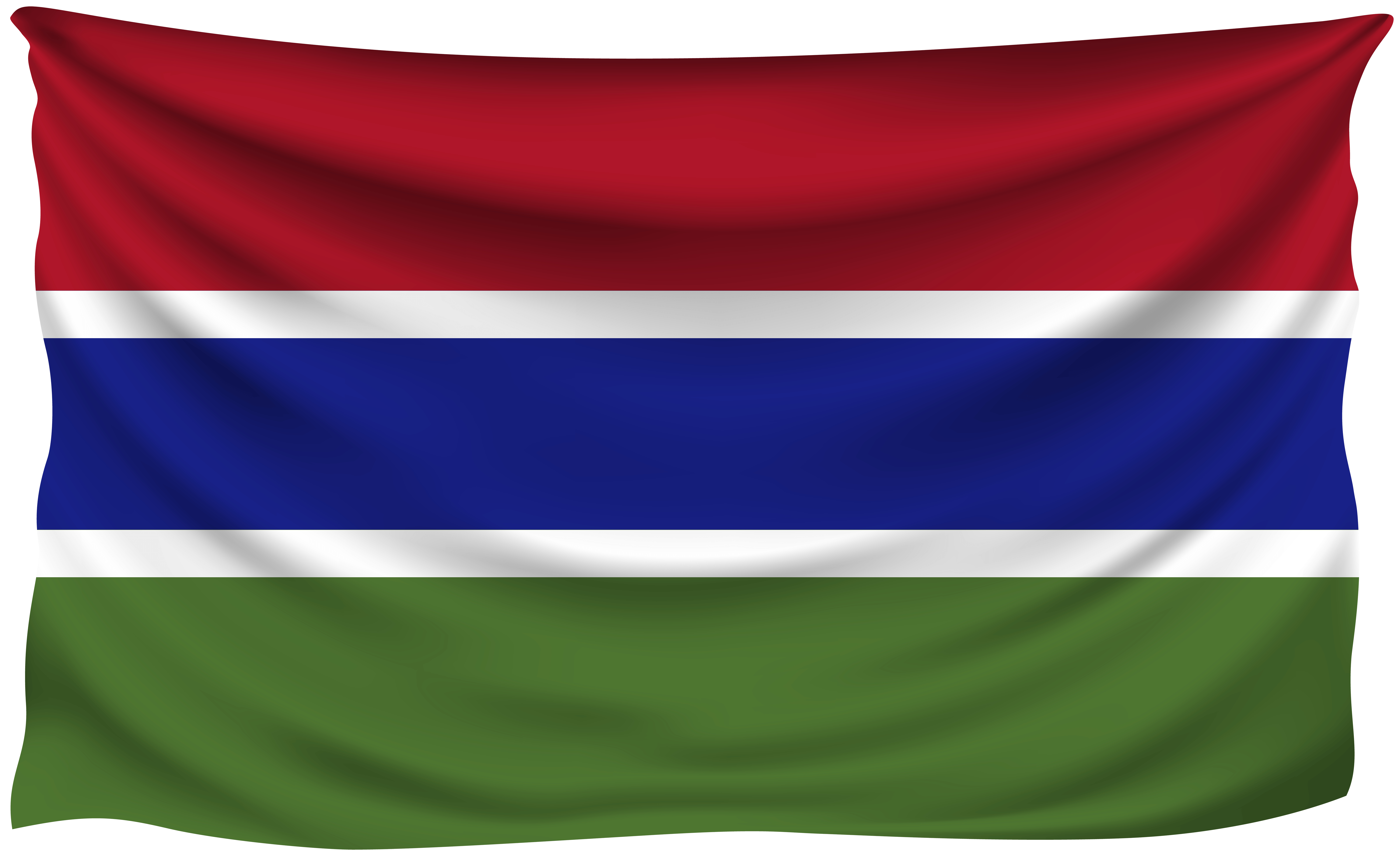 8000x4910 Gambia Wrinkled Flag Quality Image, Desktop