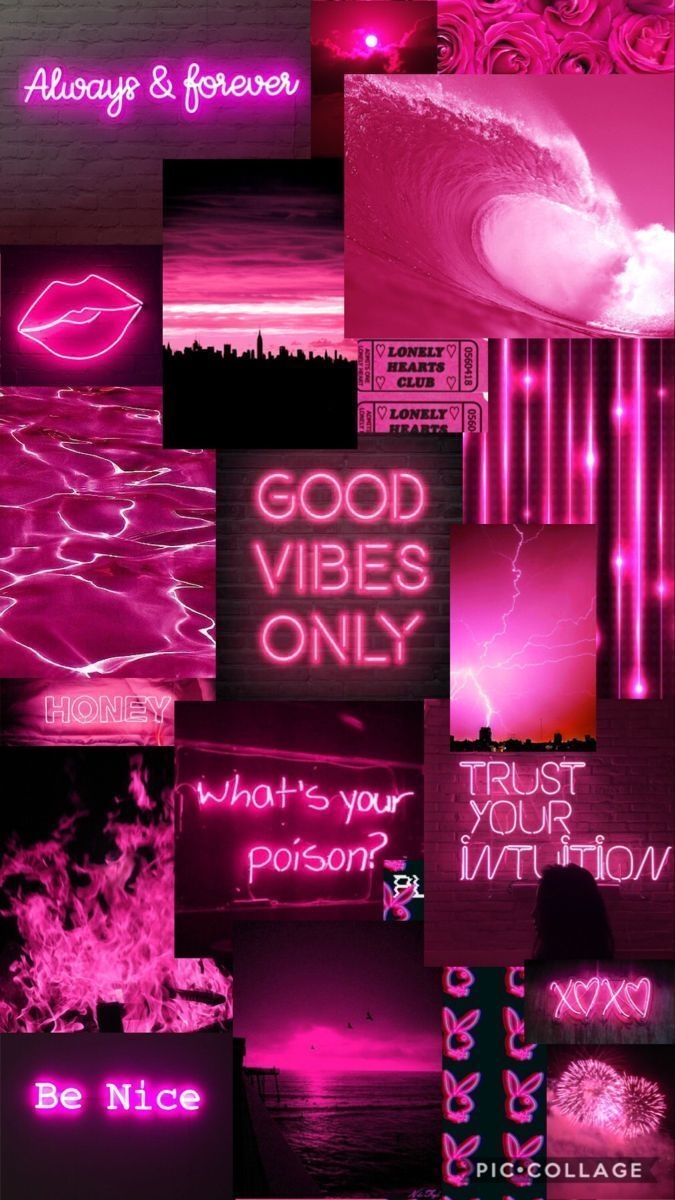 680x1200 Neon Pink Aesthetic Wallpaper Free Neon Pink Aesthetic Background, Phone