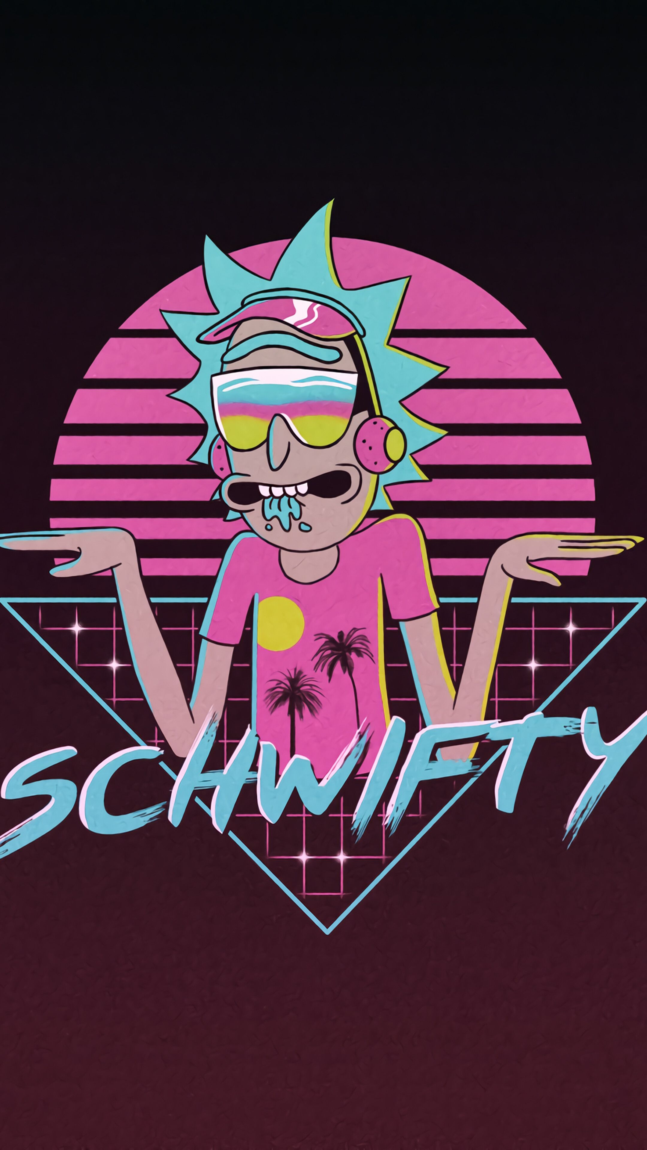 2160x3840 Schwifty, Rick Sanchez, (Rick and Morty), 4K iPhone 6s, Phone