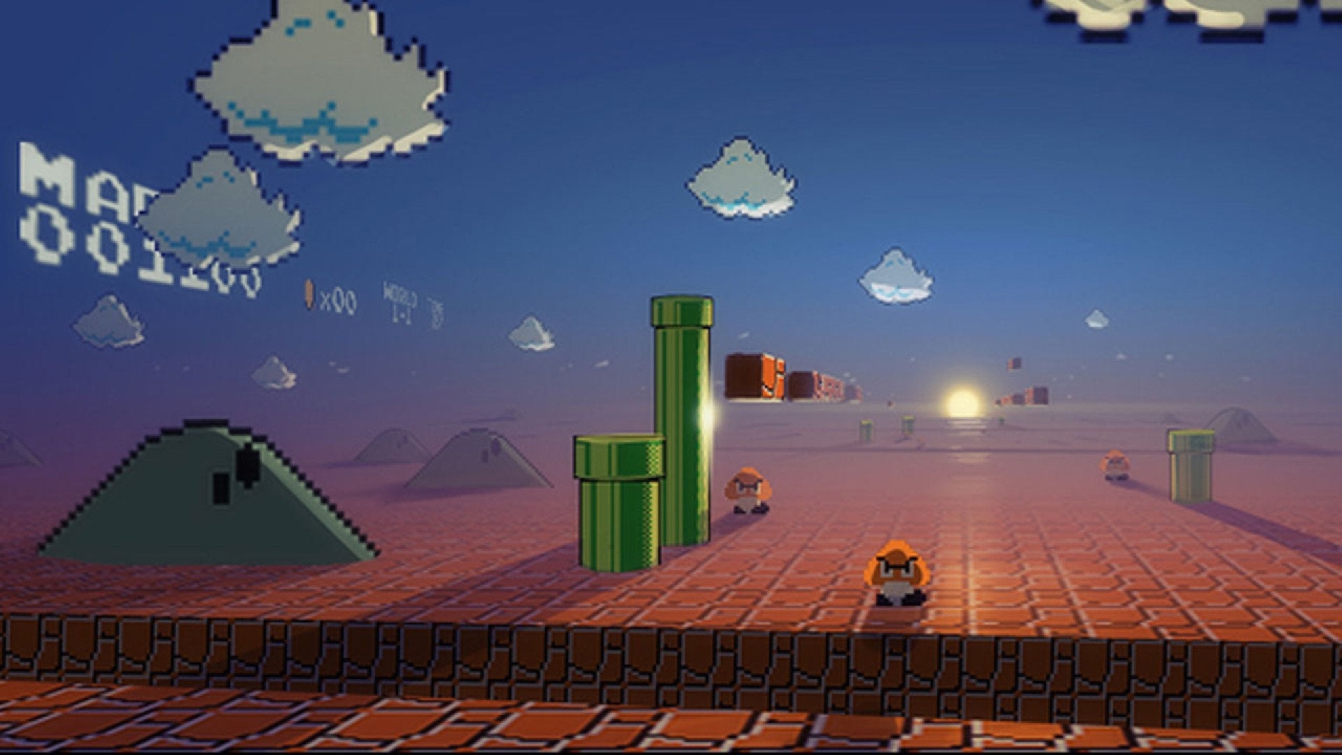 1920x1080 The Mushroom Kingdom From The Perspective Of Mario (X Post R Pics), Desktop