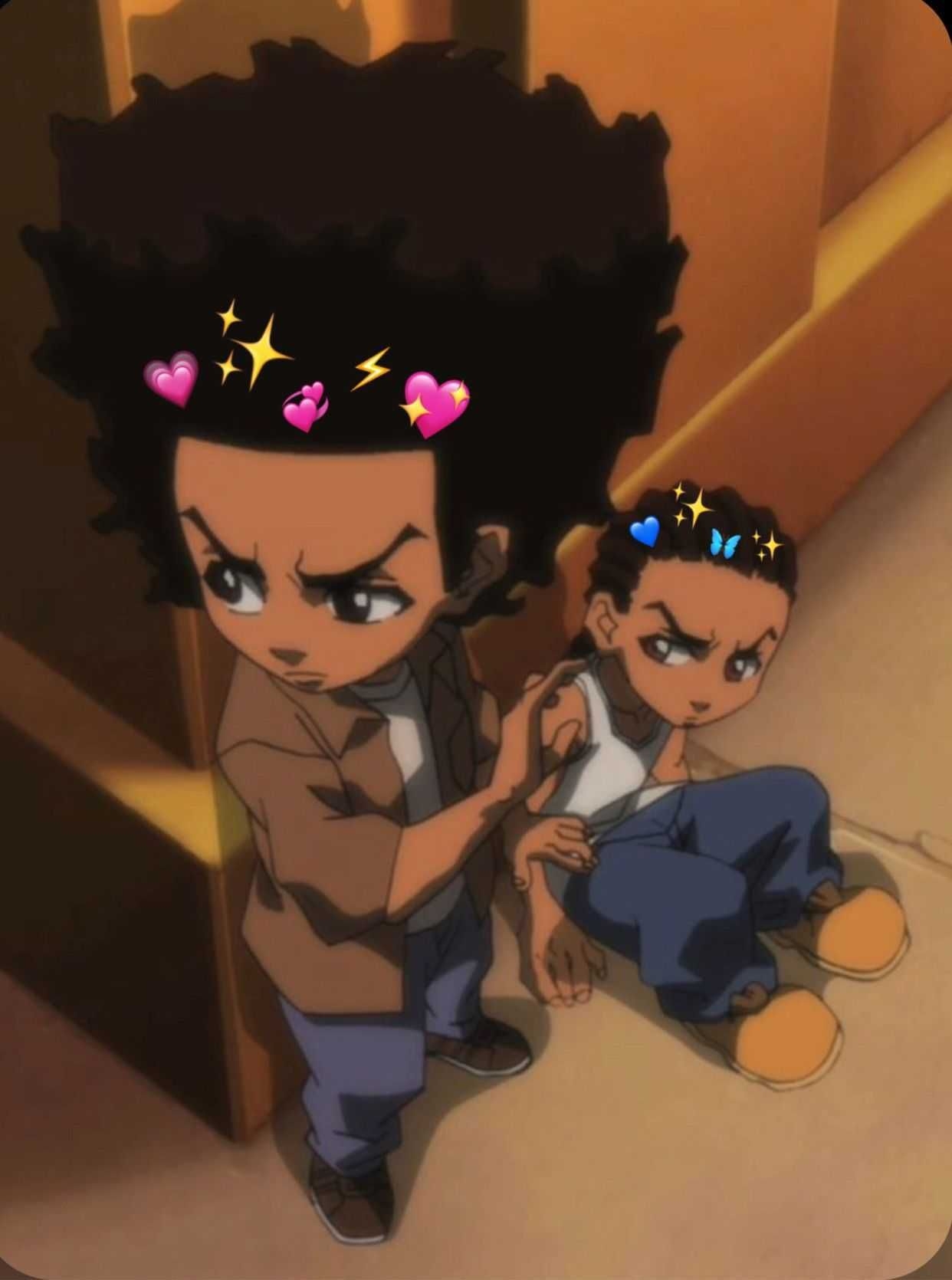 1250x1670 Boondocks Wallpaper Browse Boondocks Wallpaper with collections of Boondocks, Cindy, Gangsta. Cartoon wallpaper iphone, Cool wallpaper cartoon, Cartoon wallpaper, Phone